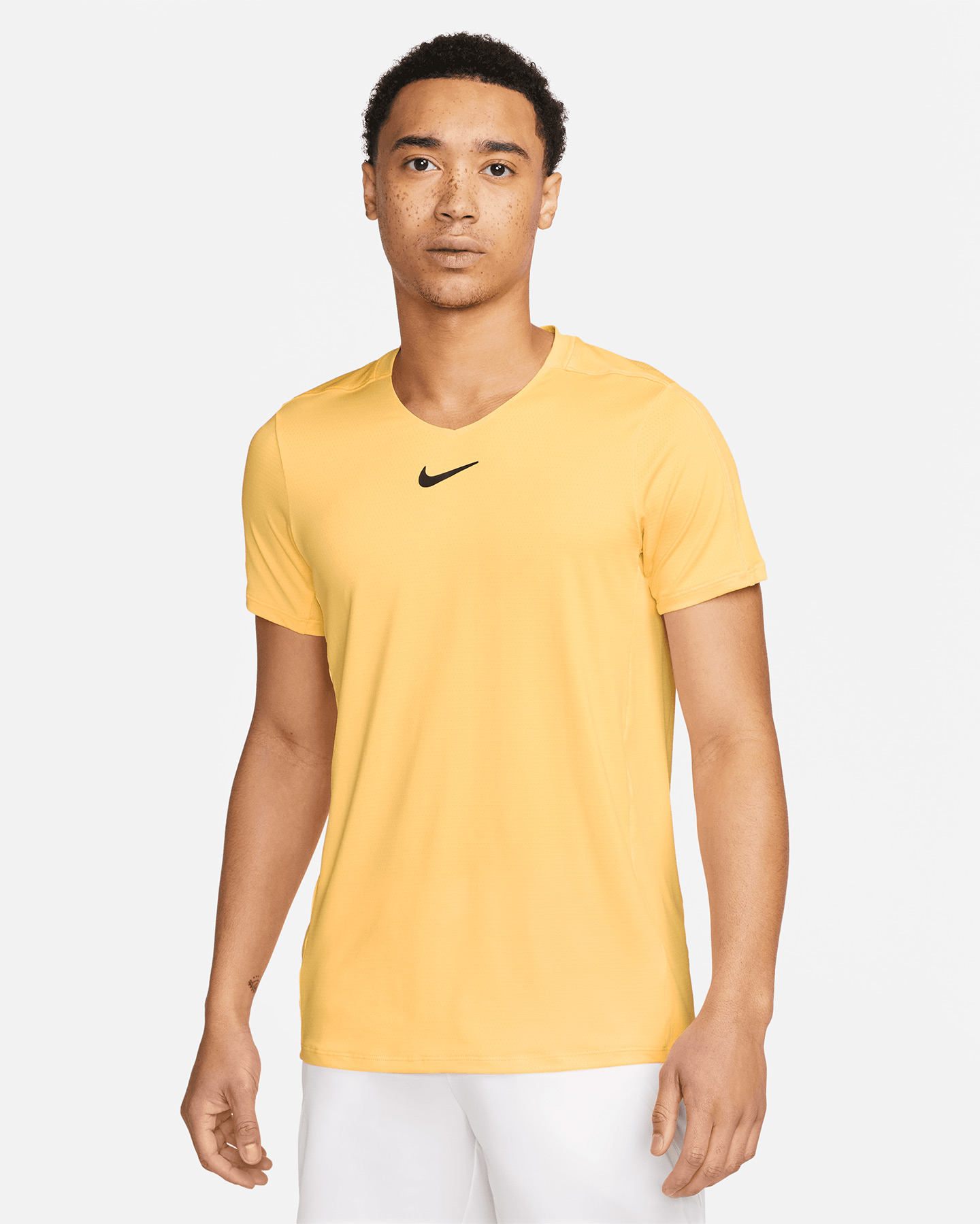T-shirt tennis NIKE DRI FIT ADVANTAGE M - Giallo - 0 | Cisalfa Sport