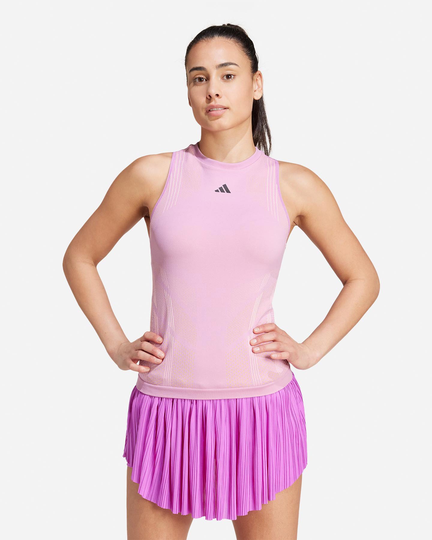 T-shirt tennis ADIDAS US OPEN SERIES W - Viola - 1 | Cisalfa Sport