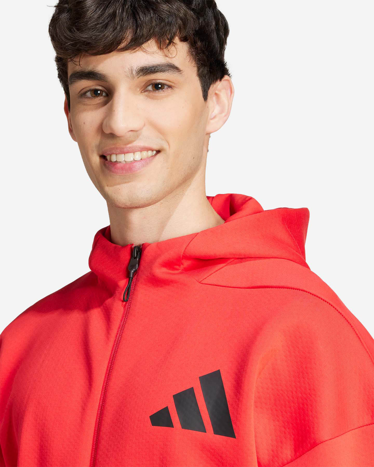 Felpa ADIDAS Z.N.E. M - Rosso - 4 | Cisalfa Sport