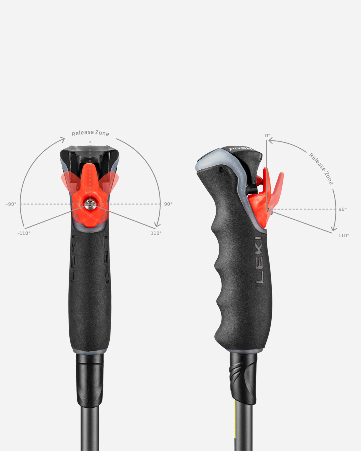 Bastoncini sci LEKI CARBON 12 3D  - Nero - 5 | Cisalfa Sport