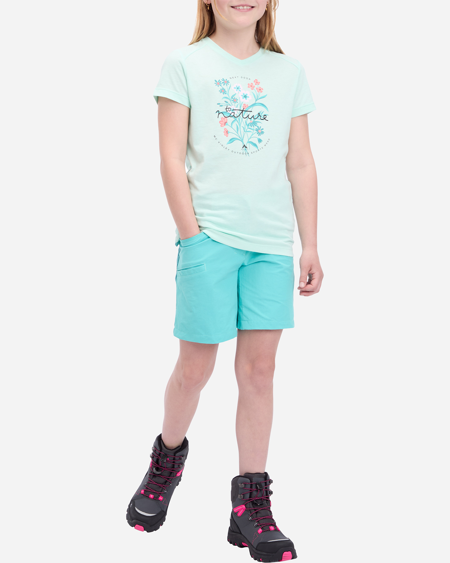 T-shirt MCKINLEY ELLIS II JR - Verde - 3 | Cisalfa Sport