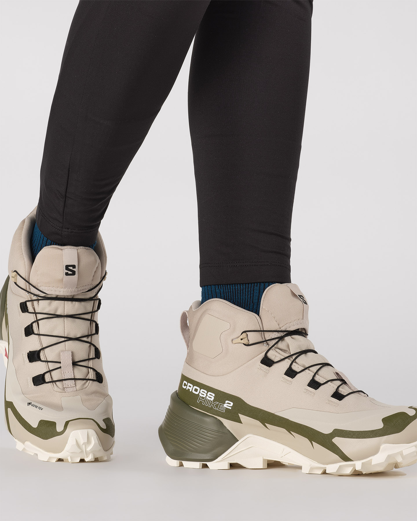 Scarpe escursionismo SALOMON CROSS HIKE 2 MID GTX W - Grigio - 4 | Cisalfa Sport