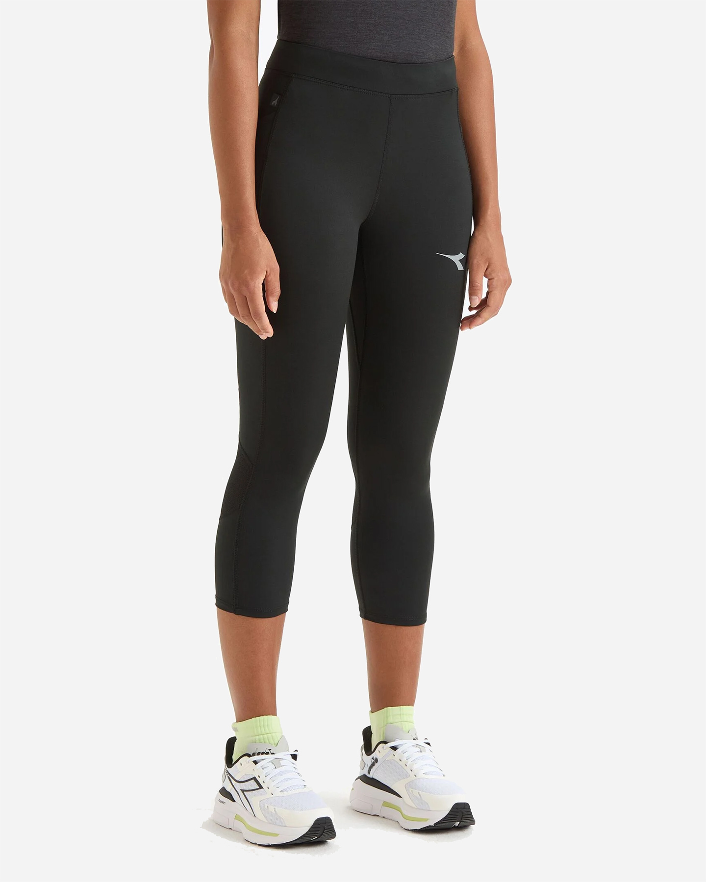 Capri running DIADORA 6/8 CREW W - Nero - 1 | Cisalfa Sport