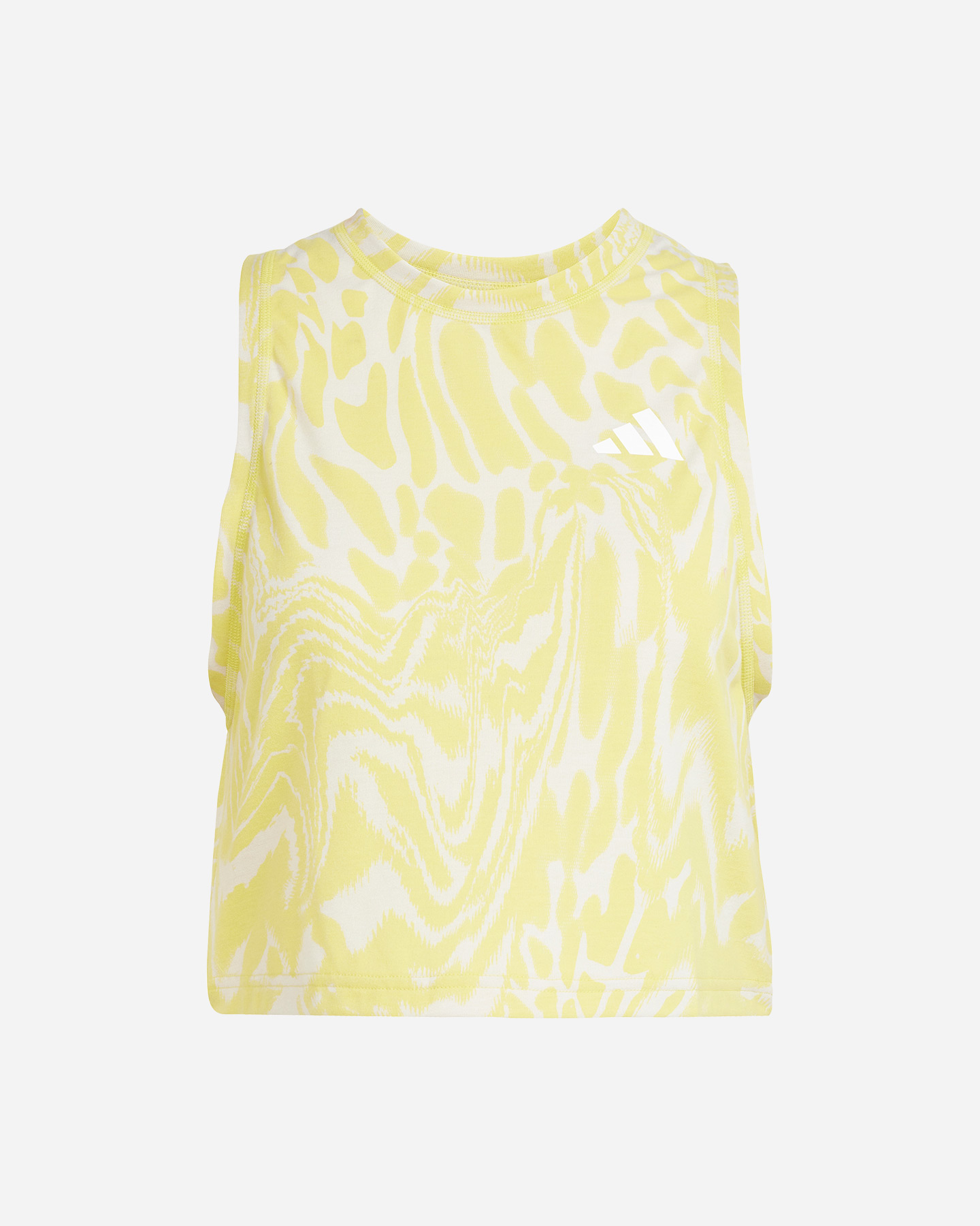 Canotta training ADIDAS CROP W - Giallo - 0 | Cisalfa Sport