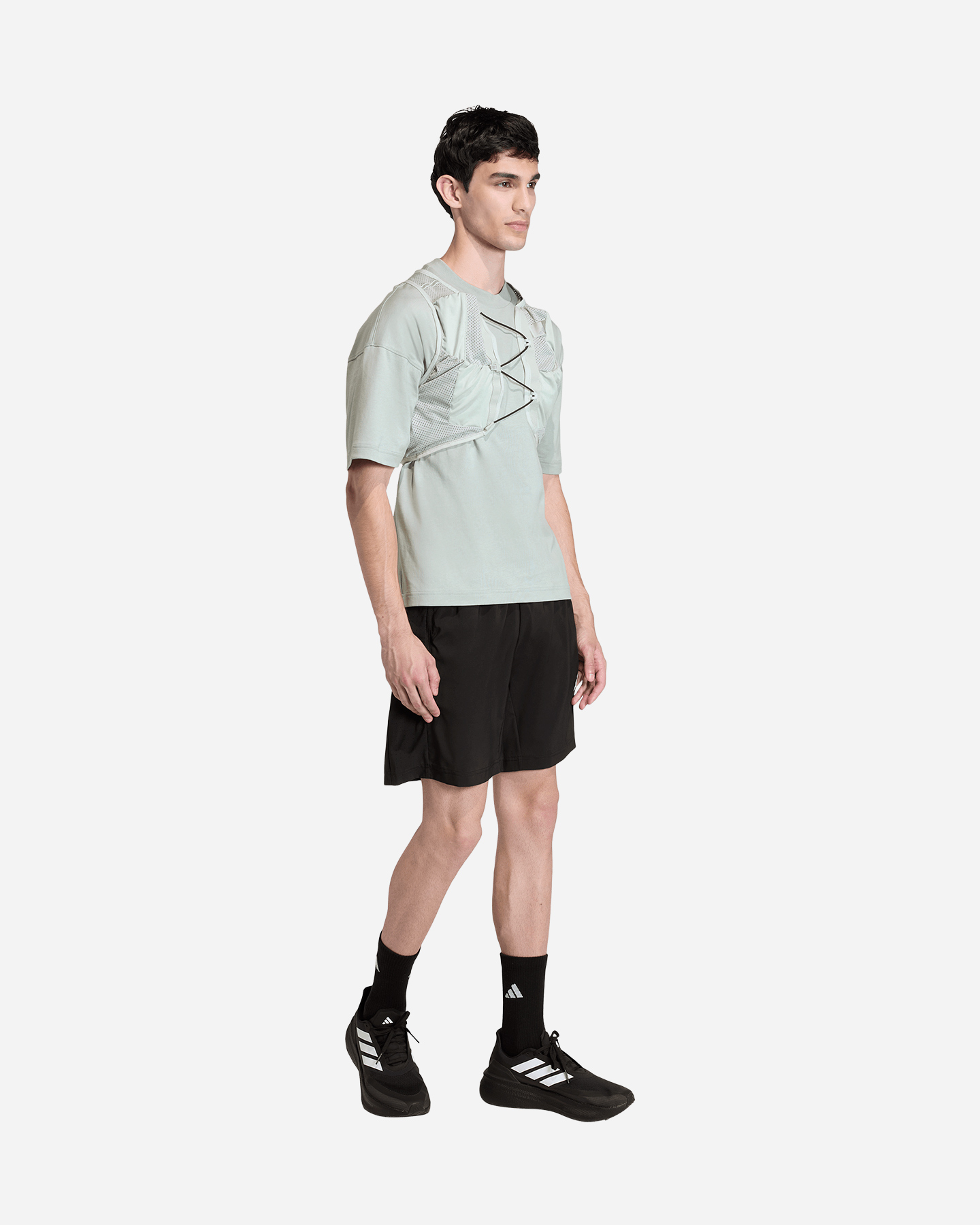 Giacca running ADIDAS RUNVEST M - Nero - 2 | Cisalfa Sport