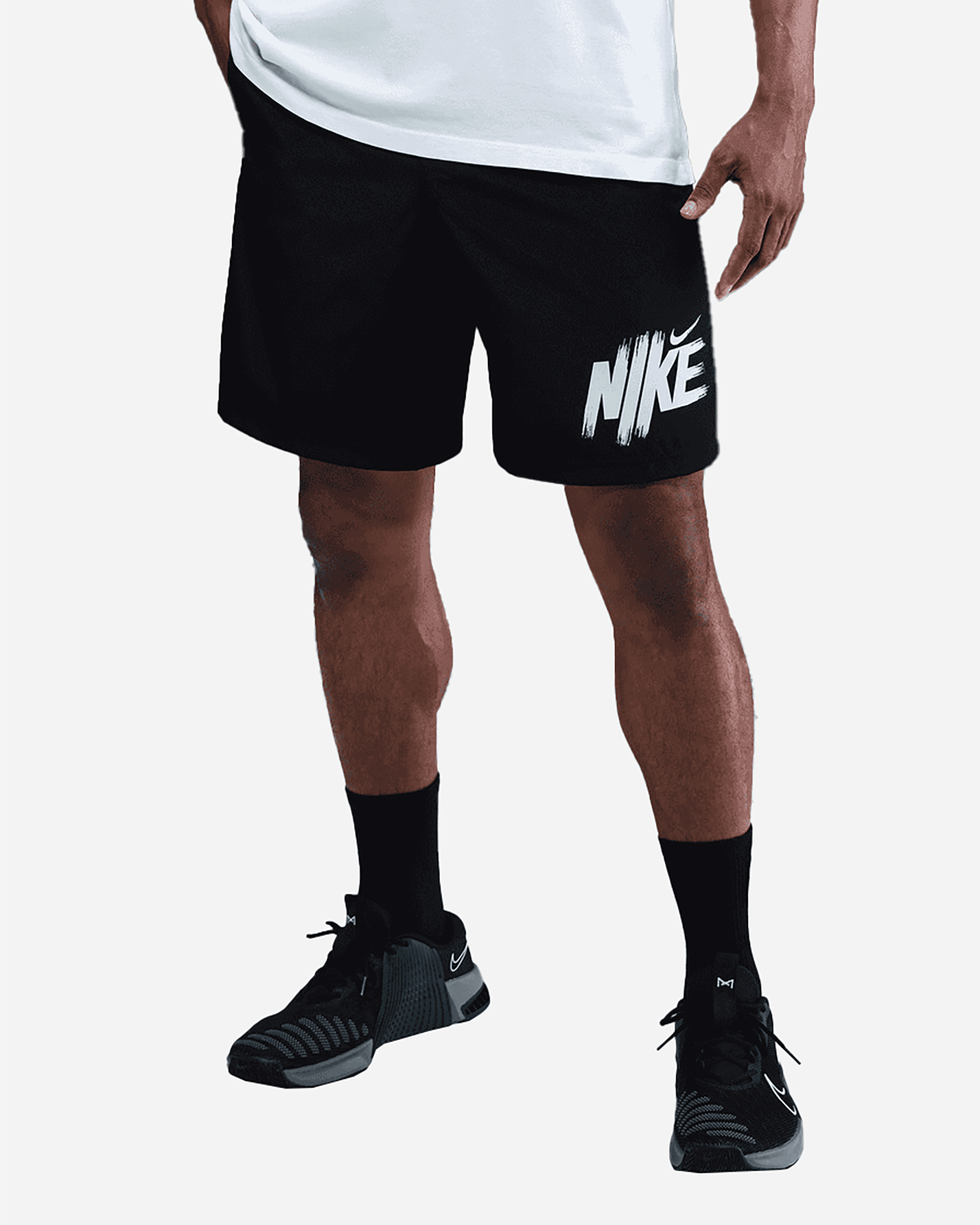 Pantalone training NIKE DRI FIT FORM 9IN M - Nero - 0 | Cisalfa Sport