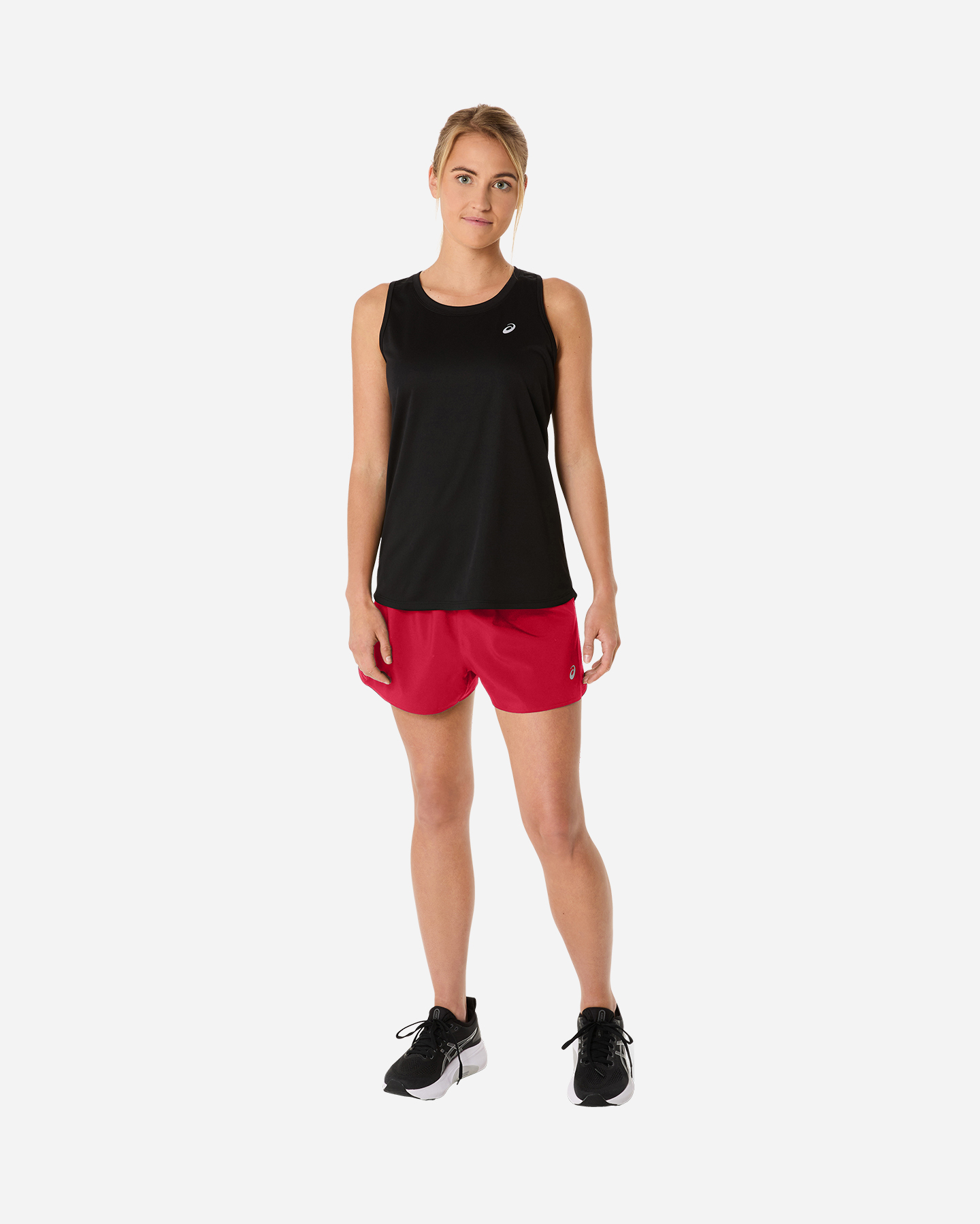 Short running ASICS CORE W - Rosso - 3 | Cisalfa Sport