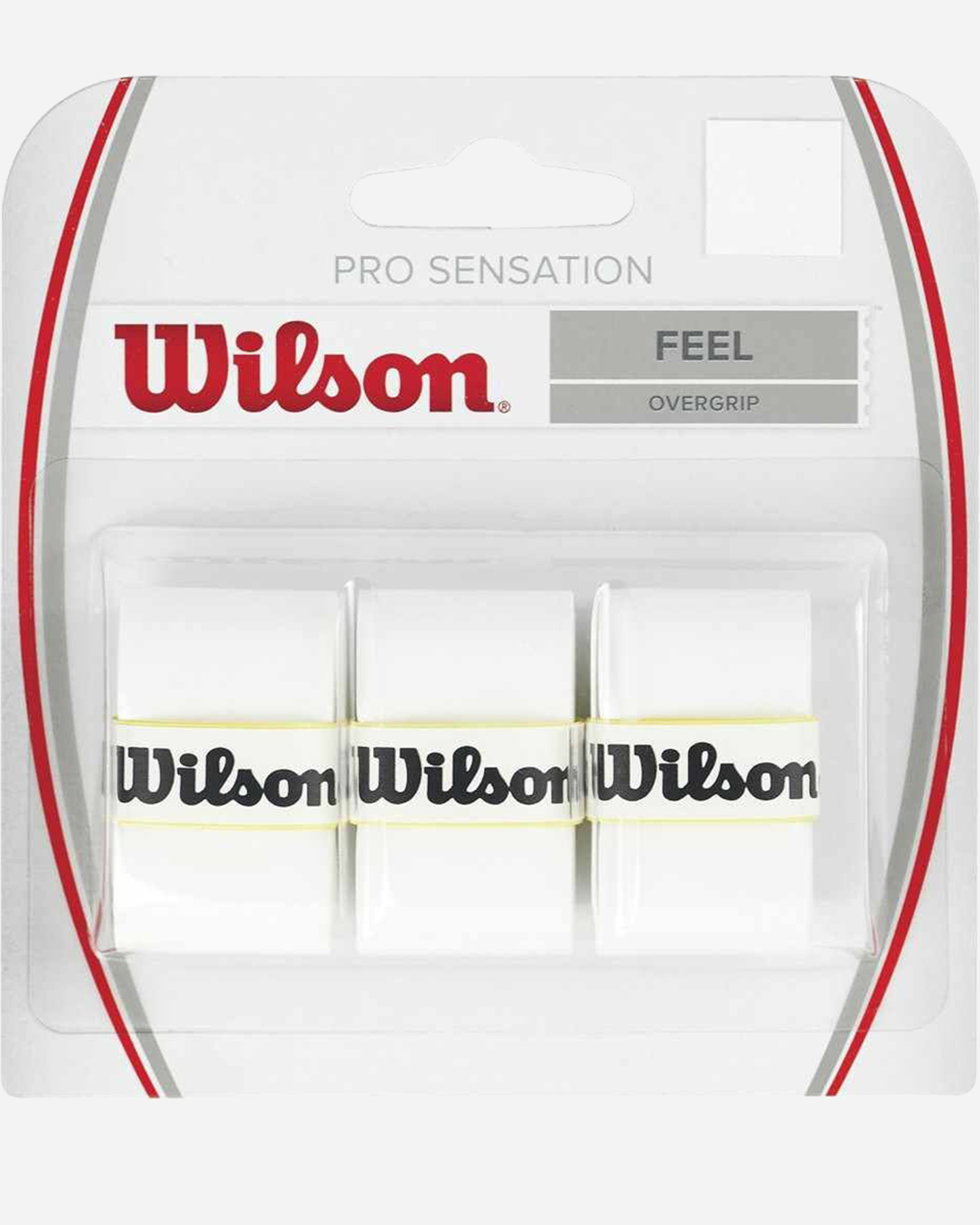 Grip tennis WILSON PRO OVERGRIP X3 - Bianco - 1 | Cisalfa Sport
