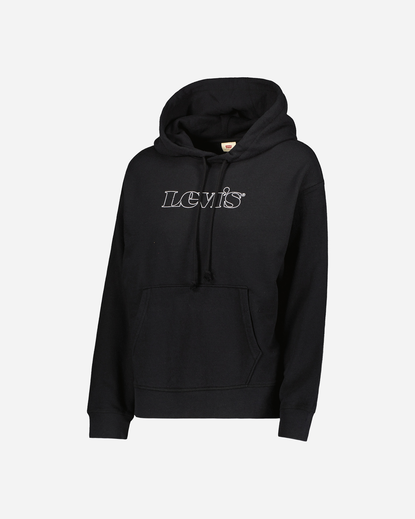 Felpa LEVI'S CLOSE GRAPHIC STANDARD HOODIE W - Nero - 0 | Cisalfa Sport
