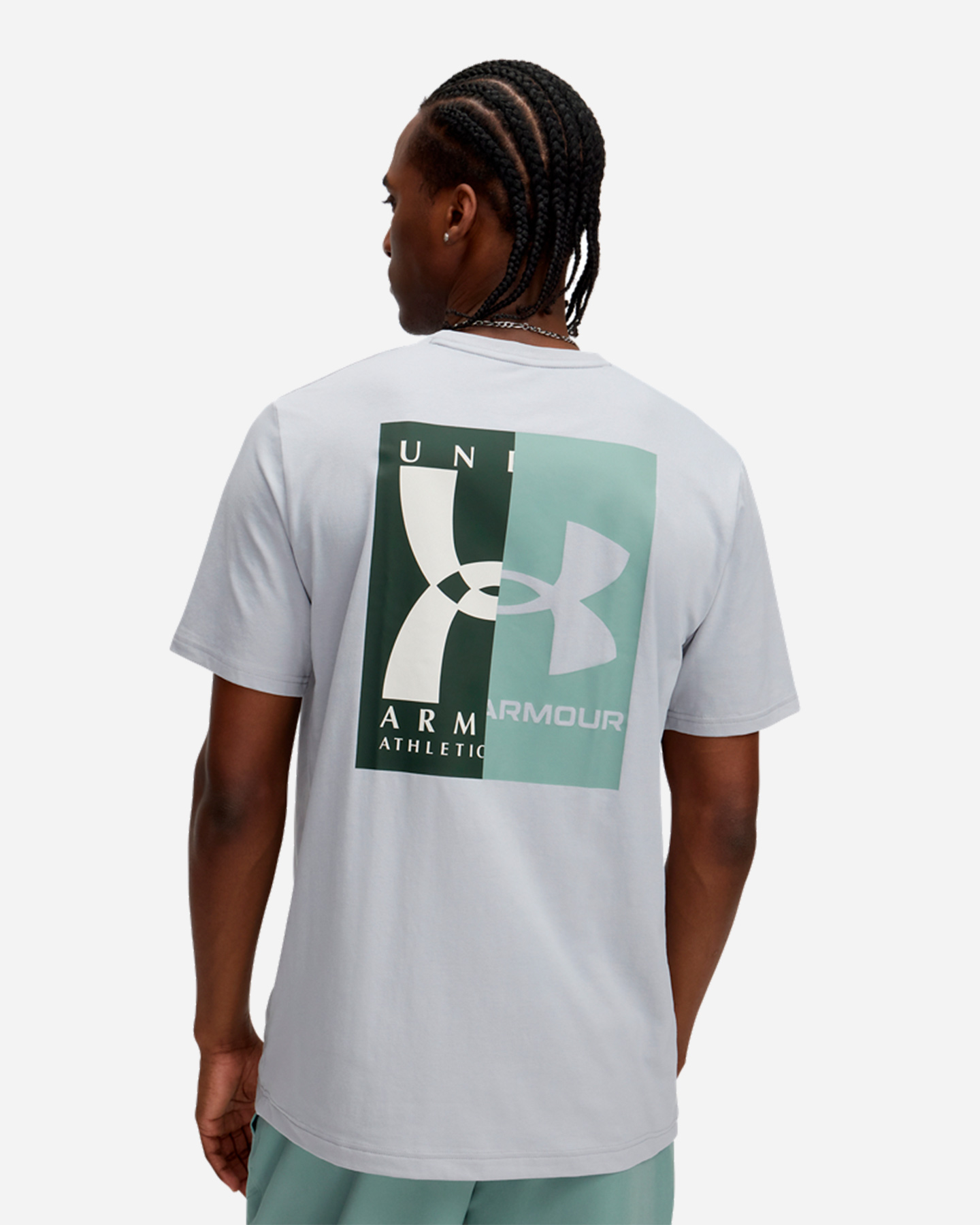 T-shirt UNDER ARMOUR 60-40S 3LOGO M - Grigio - 1 | Cisalfa Sport