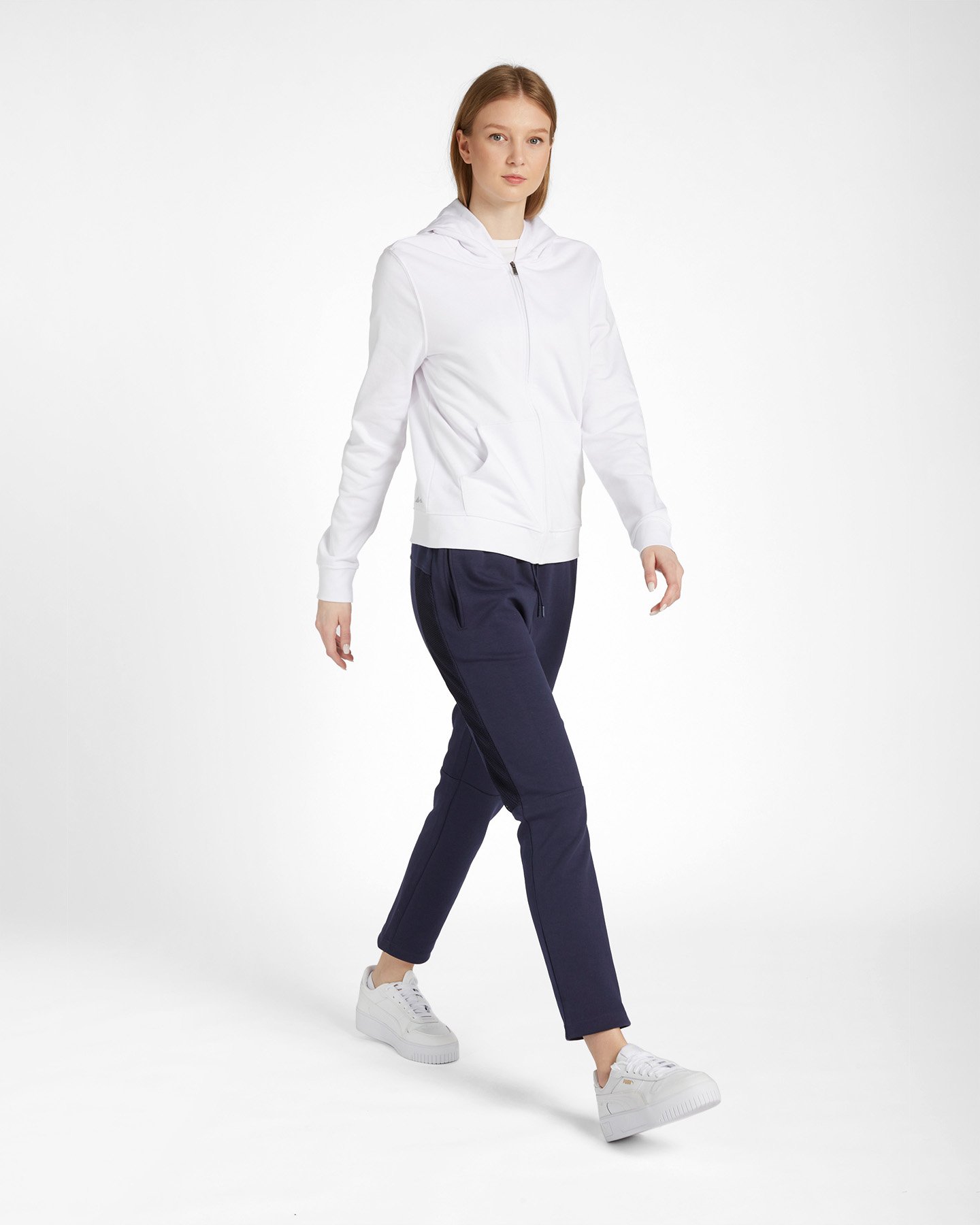 Felpa ABC BASIC W - Bianco - 3 | Cisalfa Sport