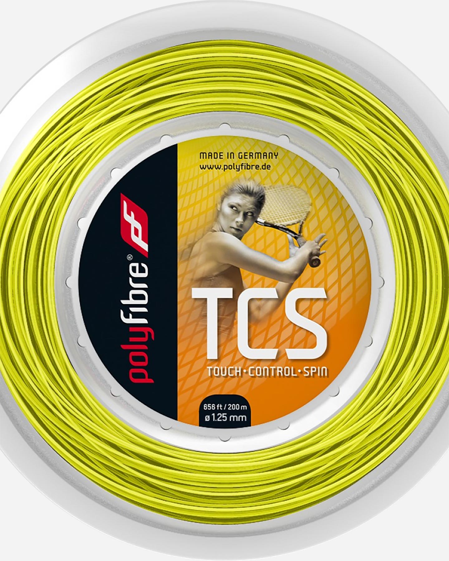 Corde tennis POLYFIBRE TCS 200M - Giallo - 1 | Cisalfa Sport