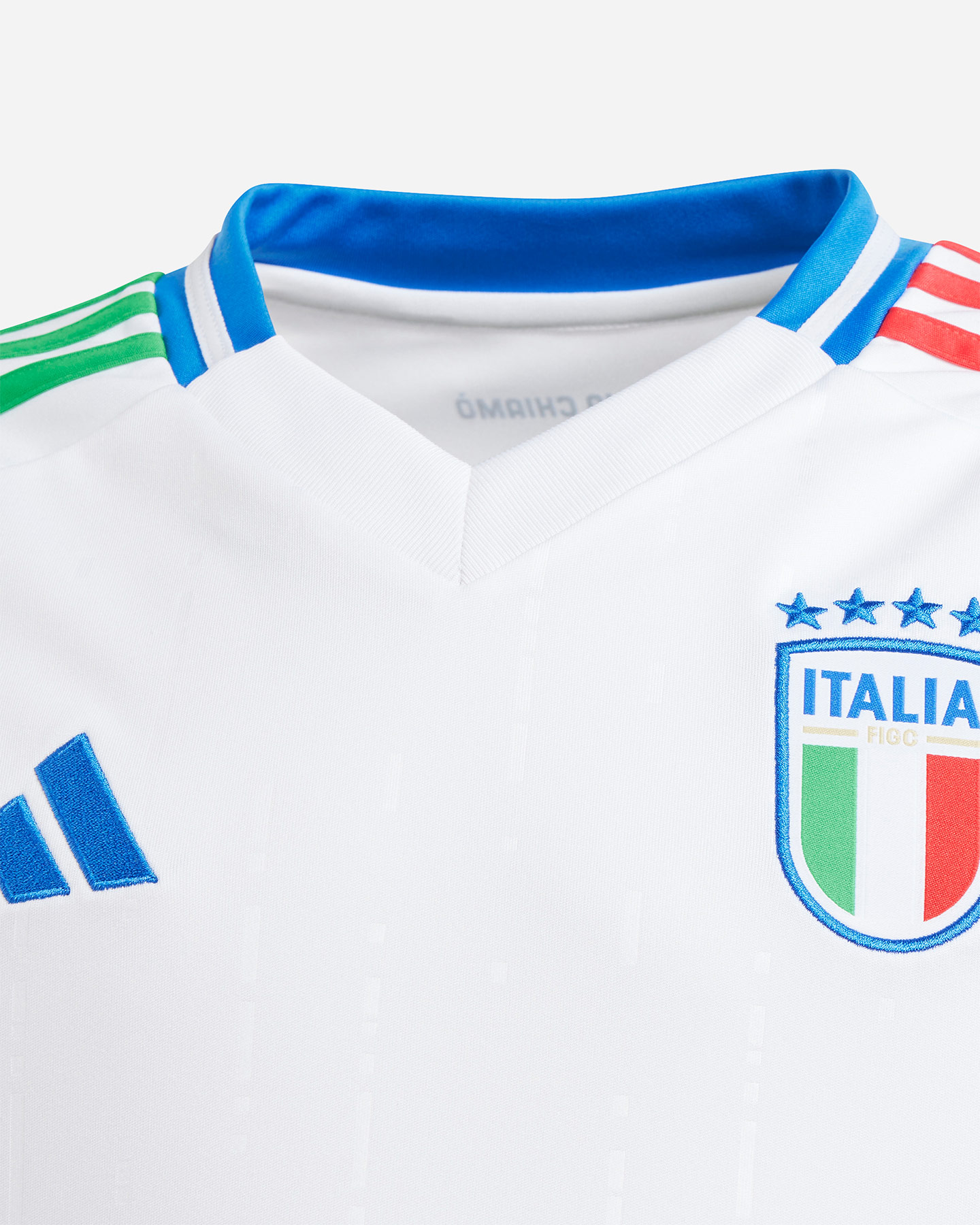 Maglia calcio ufficiale ADIDAS ITALIA FIGC AWAY JR - Bianco - 4 | Cisalfa Sport
