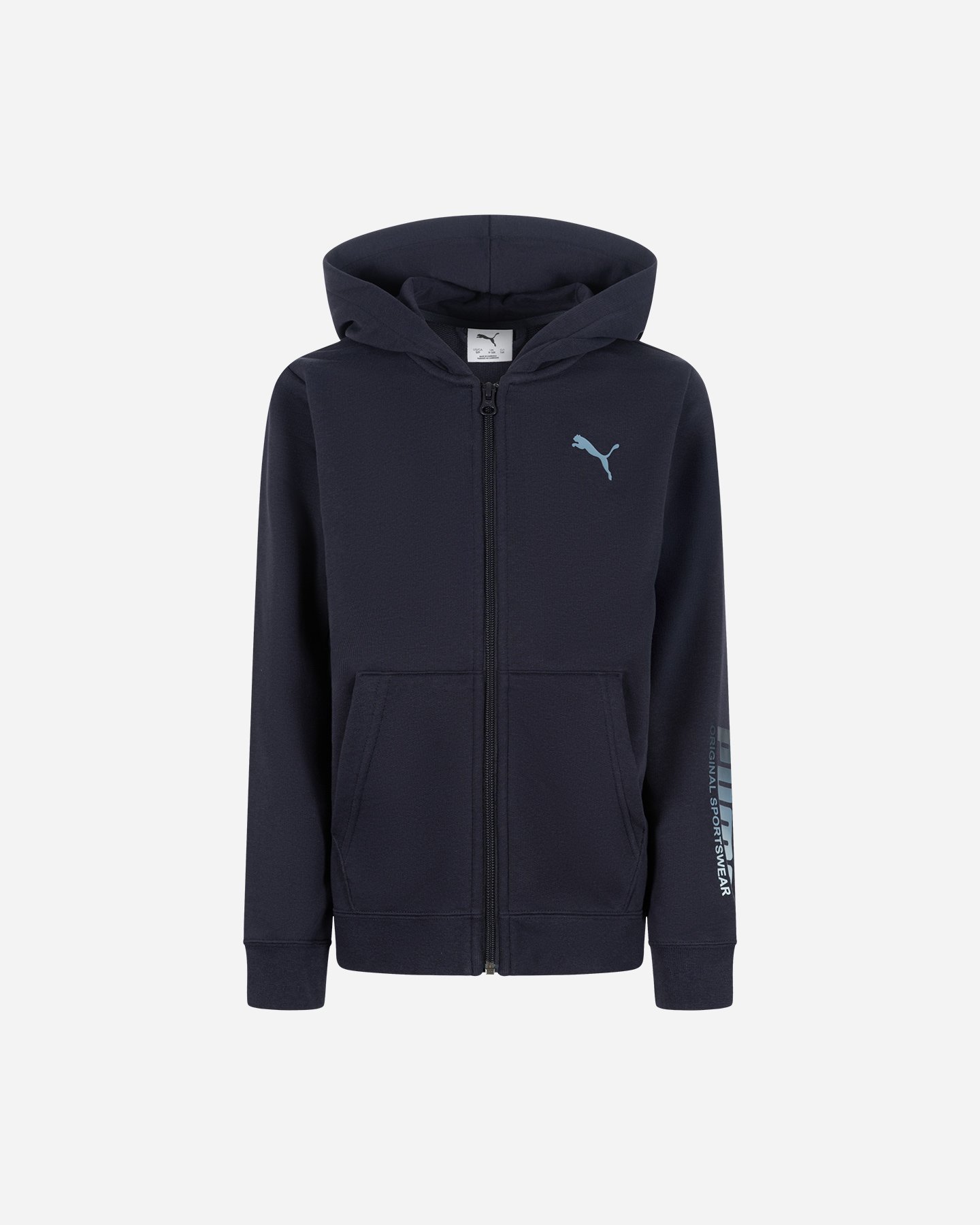 Felpa PUMA BASIC JR - Blu Navy - 0 | Cisalfa Sport