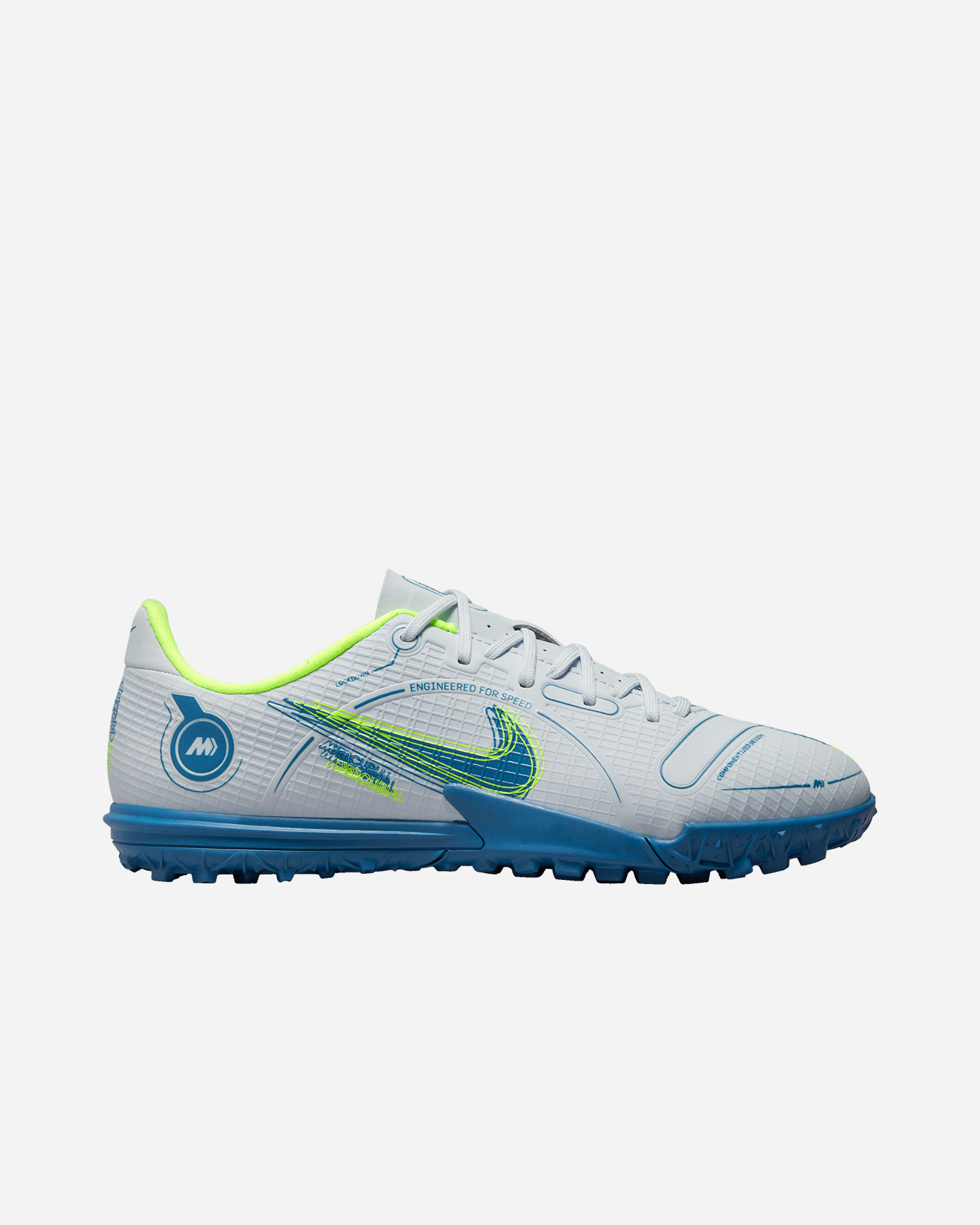Scarpe calcio NIKE VAPOR 14 ACADEMY JR TF JR - Grigio - 0 | Cisalfa Sport