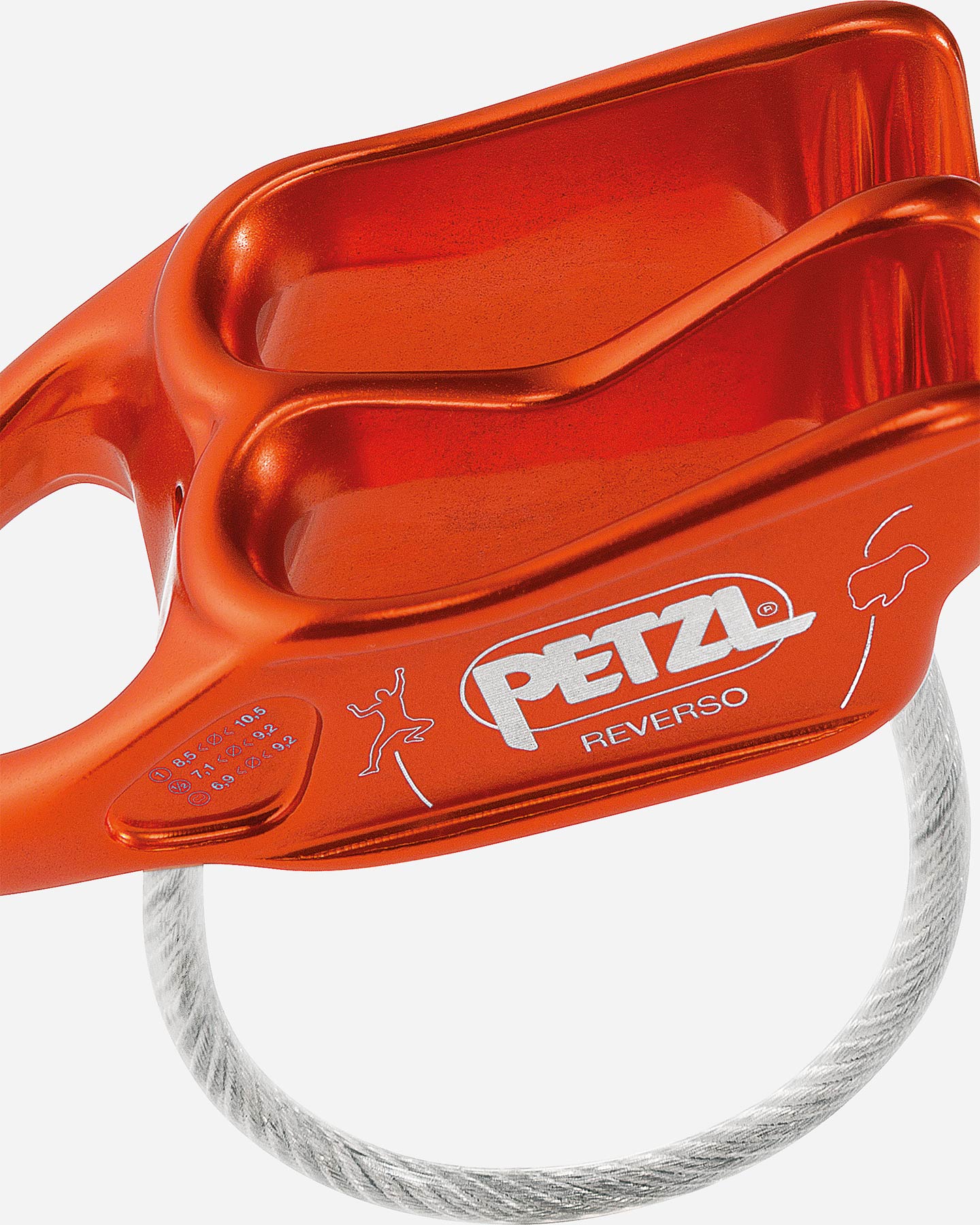 Discensore PETZL REVERSO 4  - Rosso - 1 | Cisalfa Sport