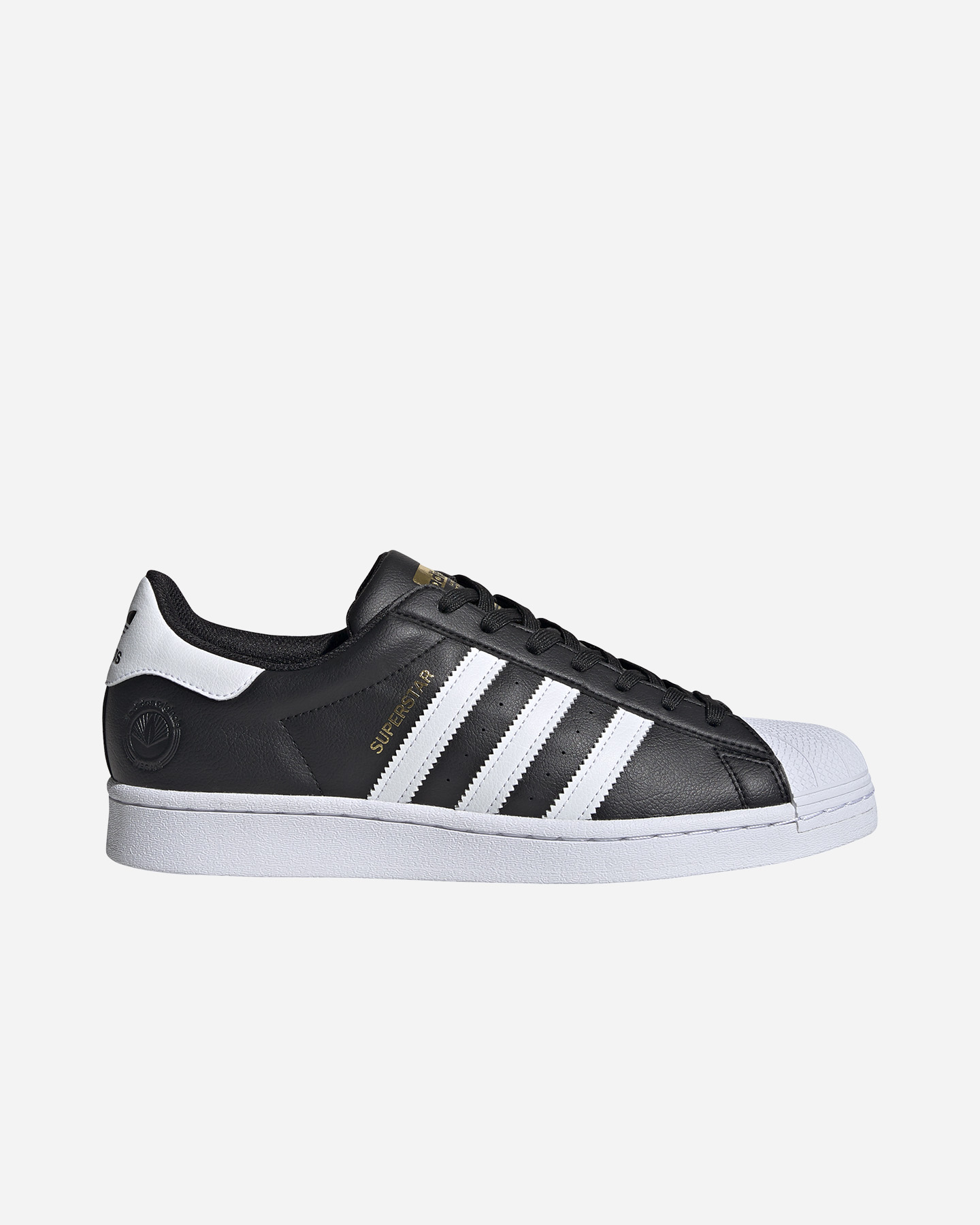 Scarpe sneakers ADIDAS SUPERSTAR VEGAN M - Nero - 0 | Cisalfa Sport