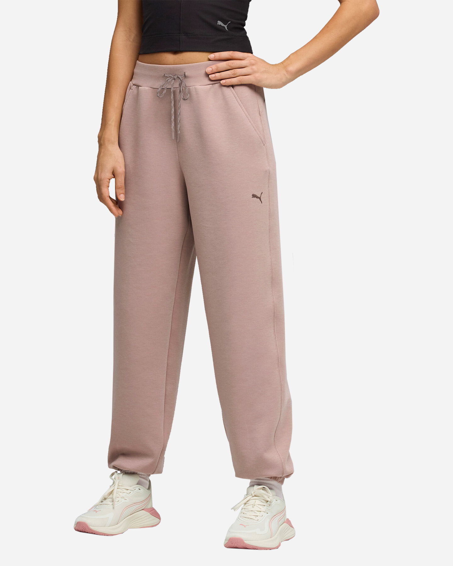 Pantalone training PUMA CLOUDSPUN W - Beige - 3 | Cisalfa Sport