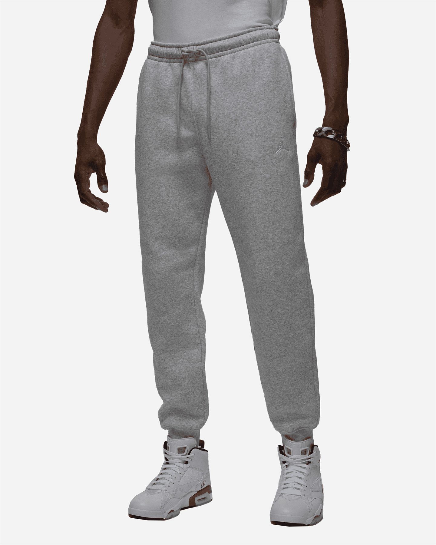Pantalone NIKE FLC BROOKLYN JORDAN M - Grigio - 0 | Cisalfa Sport