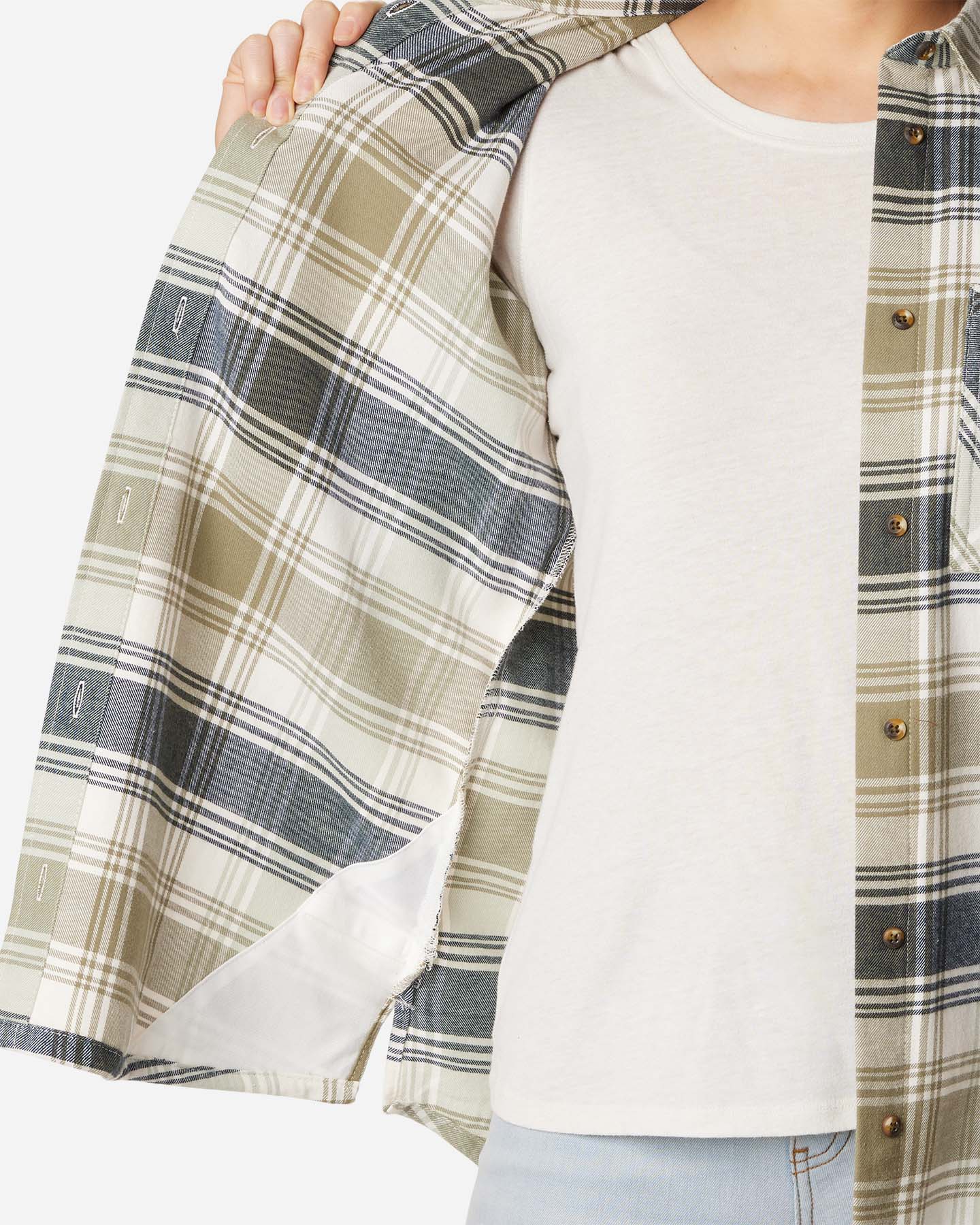 Camicia COLUMBIA CALICO BASIN W - Verde - 5 | Cisalfa Sport