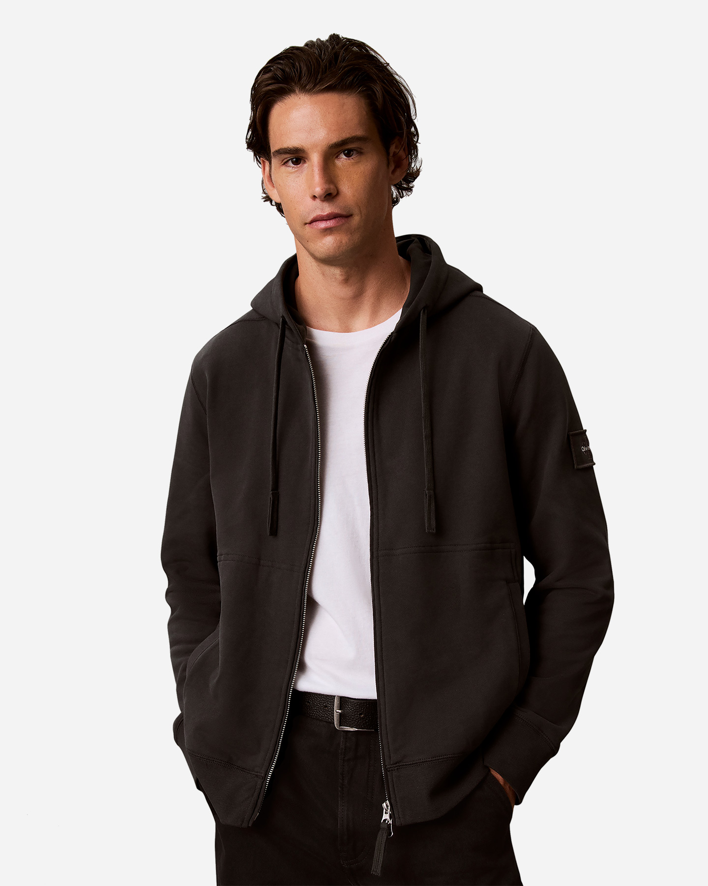 Felpa CALVIN KLEIN JEANS TERRY M - Nero - 1 | Cisalfa Sport