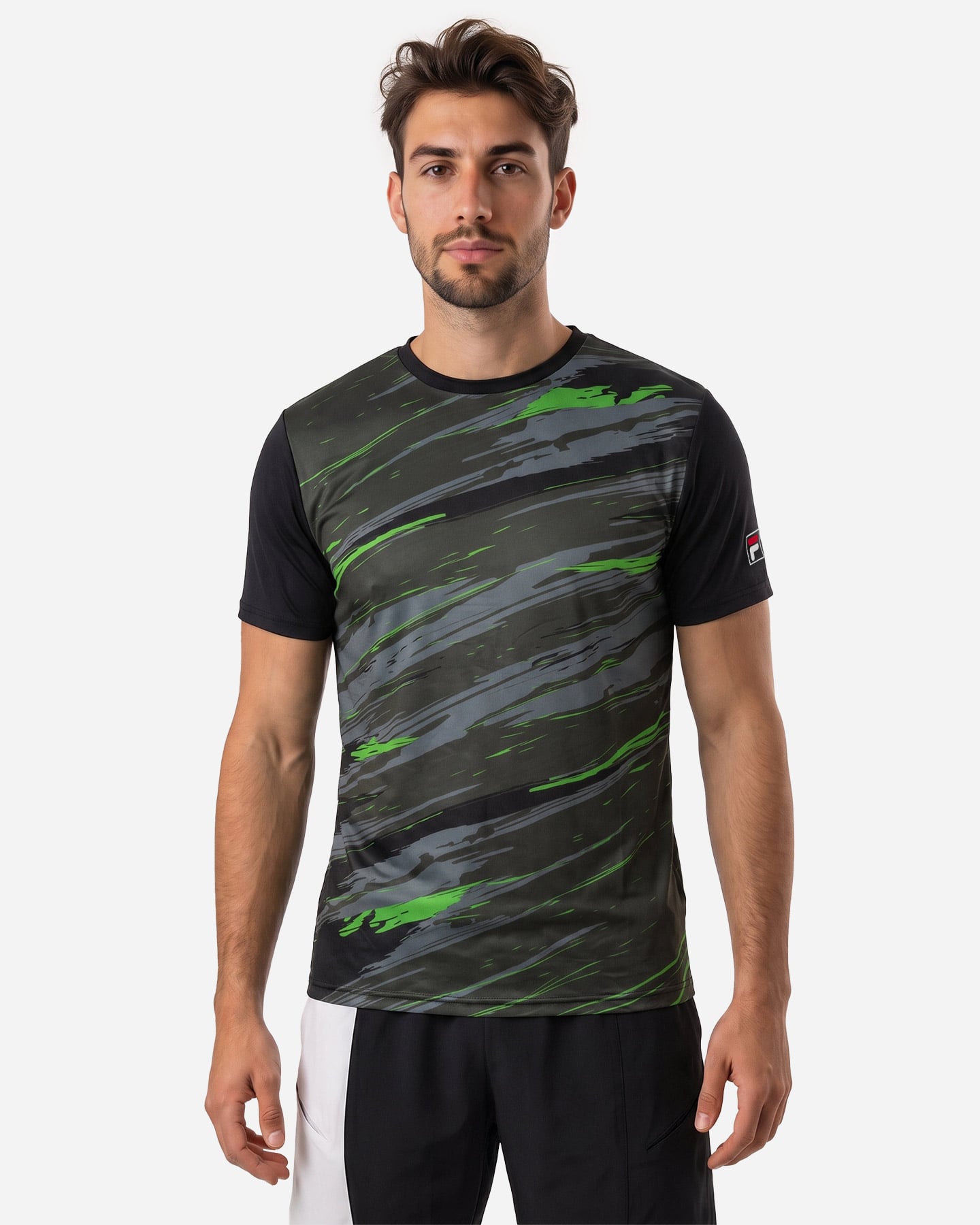 T-shirt tennis FILA COURT LEGACY M - Nero - 2 | Cisalfa Sport