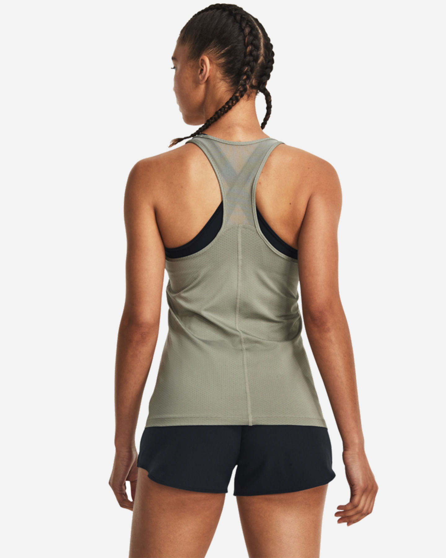 Canotta training UNDER ARMOUR HEATGEAR SMALL LOGO W - Verde - 1 | Cisalfa Sport