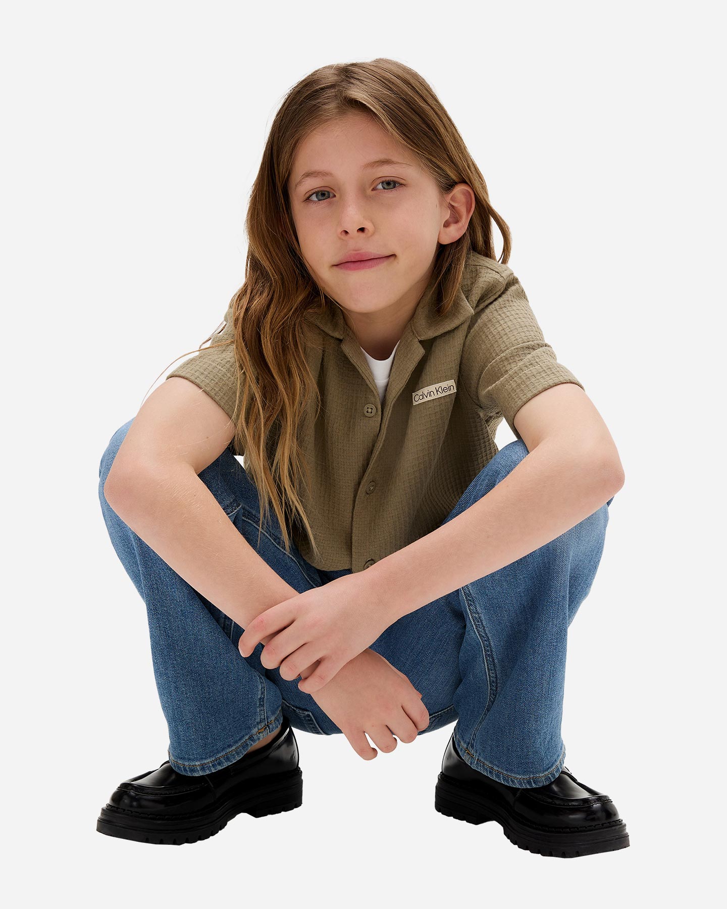 Jeans CALVIN KLEIN JEANS STRAIGHT JR - Denim - 3 | Cisalfa Sport