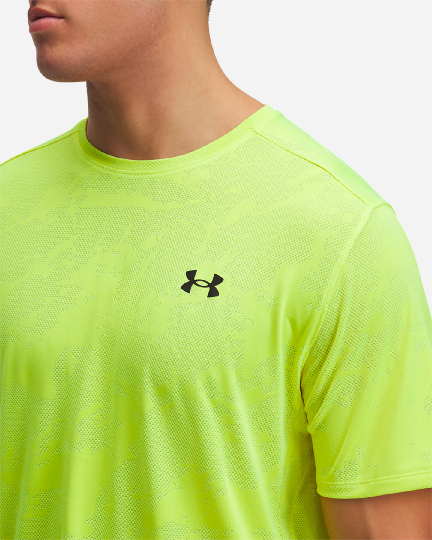 T-shirt training UNDER ARMOUR TECH VENT M - Giallo - 2 | Cisalfa Sport