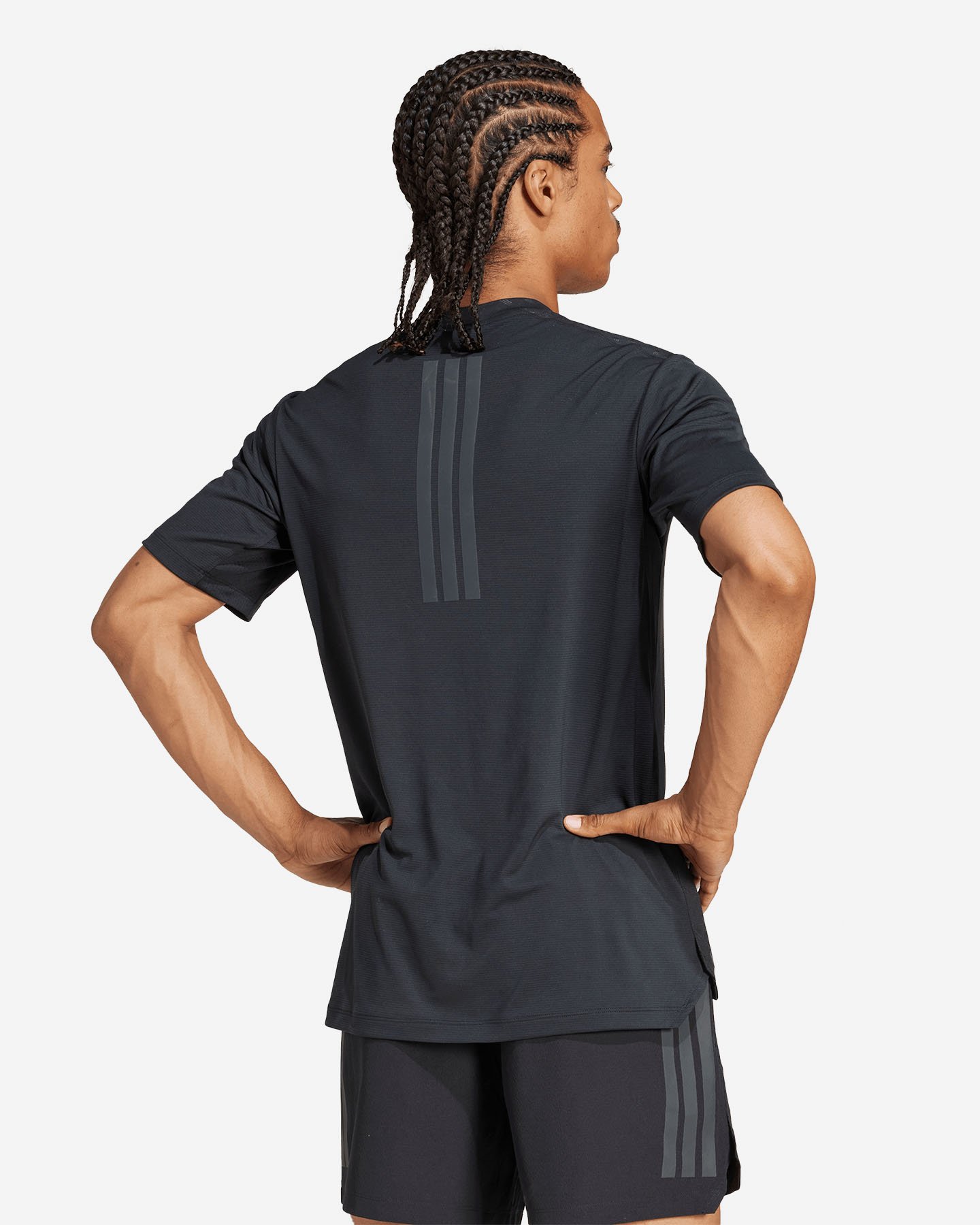 T-shirt training ADIDAS POWER 3STRIPES M - Nero - 2 | Cisalfa Sport