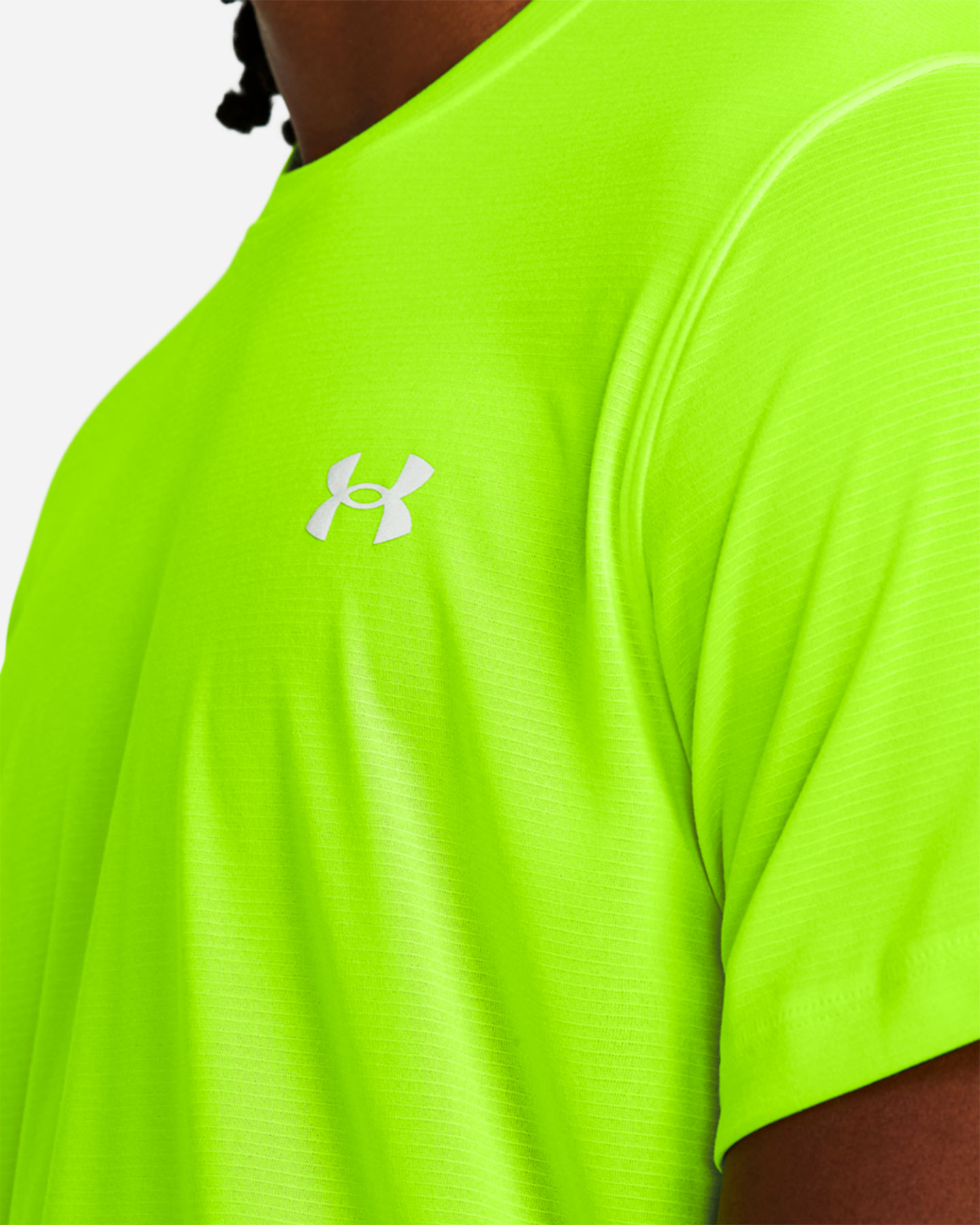 T-shirt running UNDER ARMOUR STREAKER M - Giallo - 4 | Cisalfa Sport