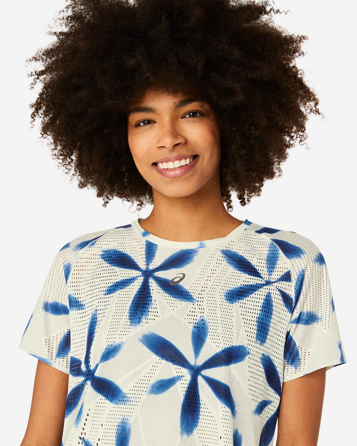 T-shirt running ASICS METARUN SHIBORI W - Blu - 3 | Cisalfa Sport