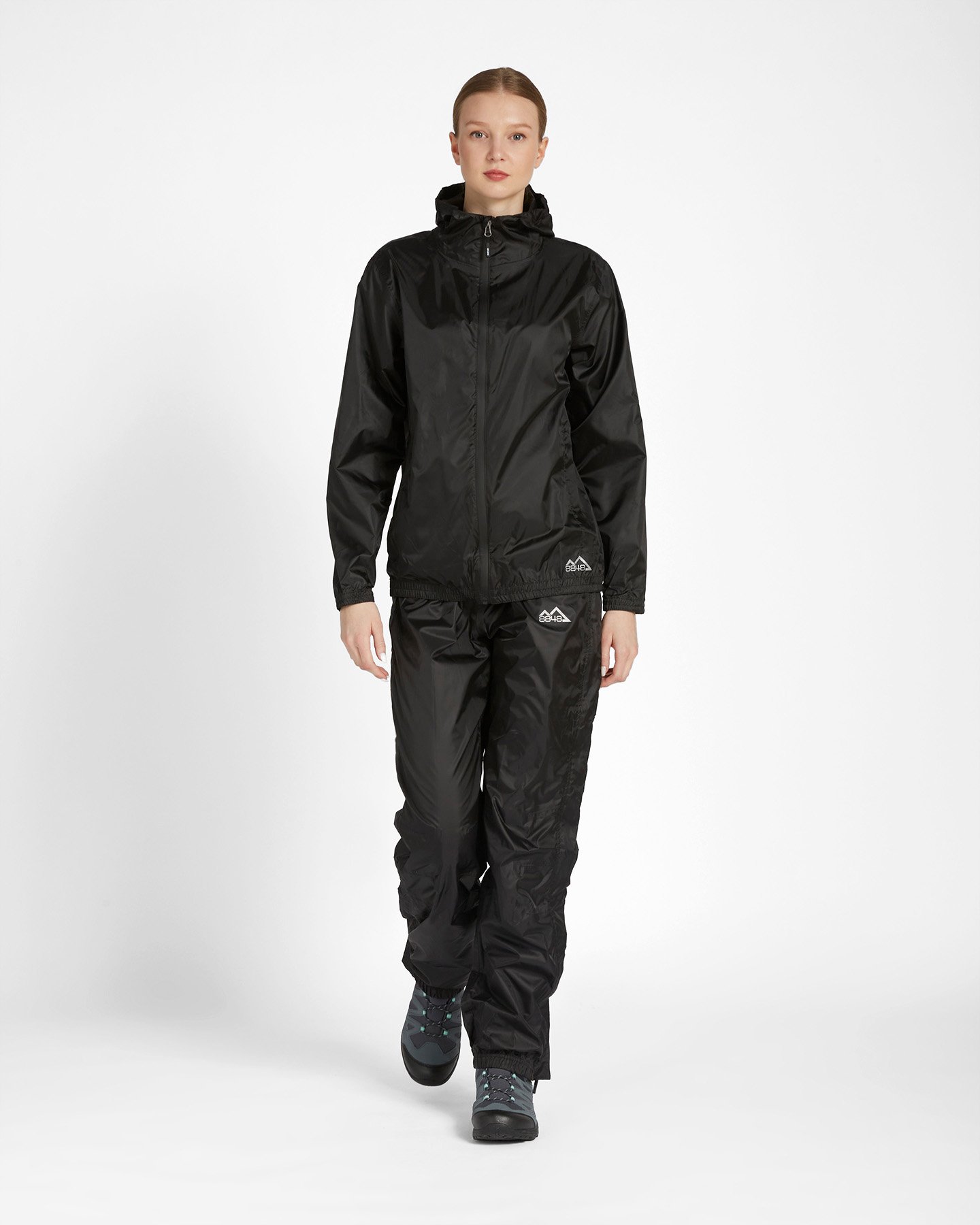 Giacca antipioggia 8848 RAIN PACKABLE W - Nero - 3 | Cisalfa Sport