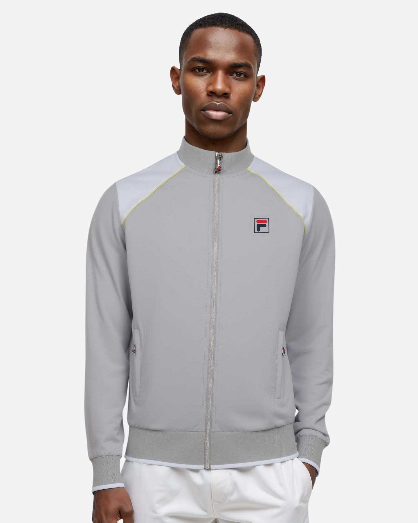 Giacca tennis FILA COURT LINE M - Grigio - 3 | Cisalfa Sport