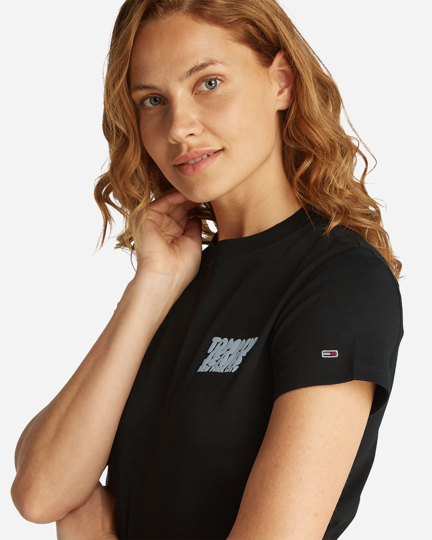 T-shirt TOMMY HILFIGER LOGO BUBBLE W - Nero - 5 | Cisalfa Sport