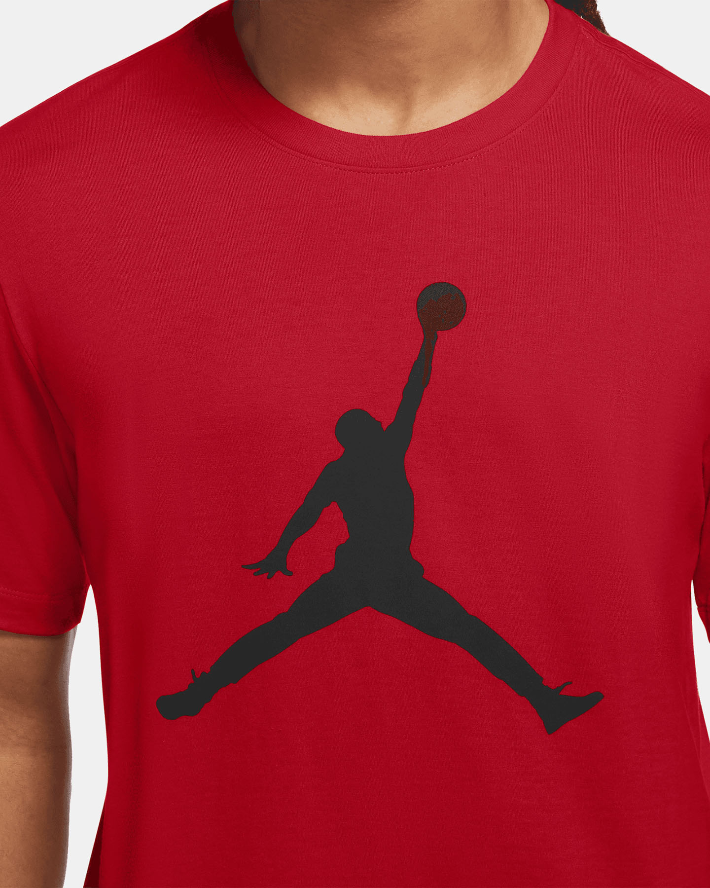 Maglia basket NIKE JORDAN JUMPMAN CREW M - Rosso - 6 | Cisalfa Sport