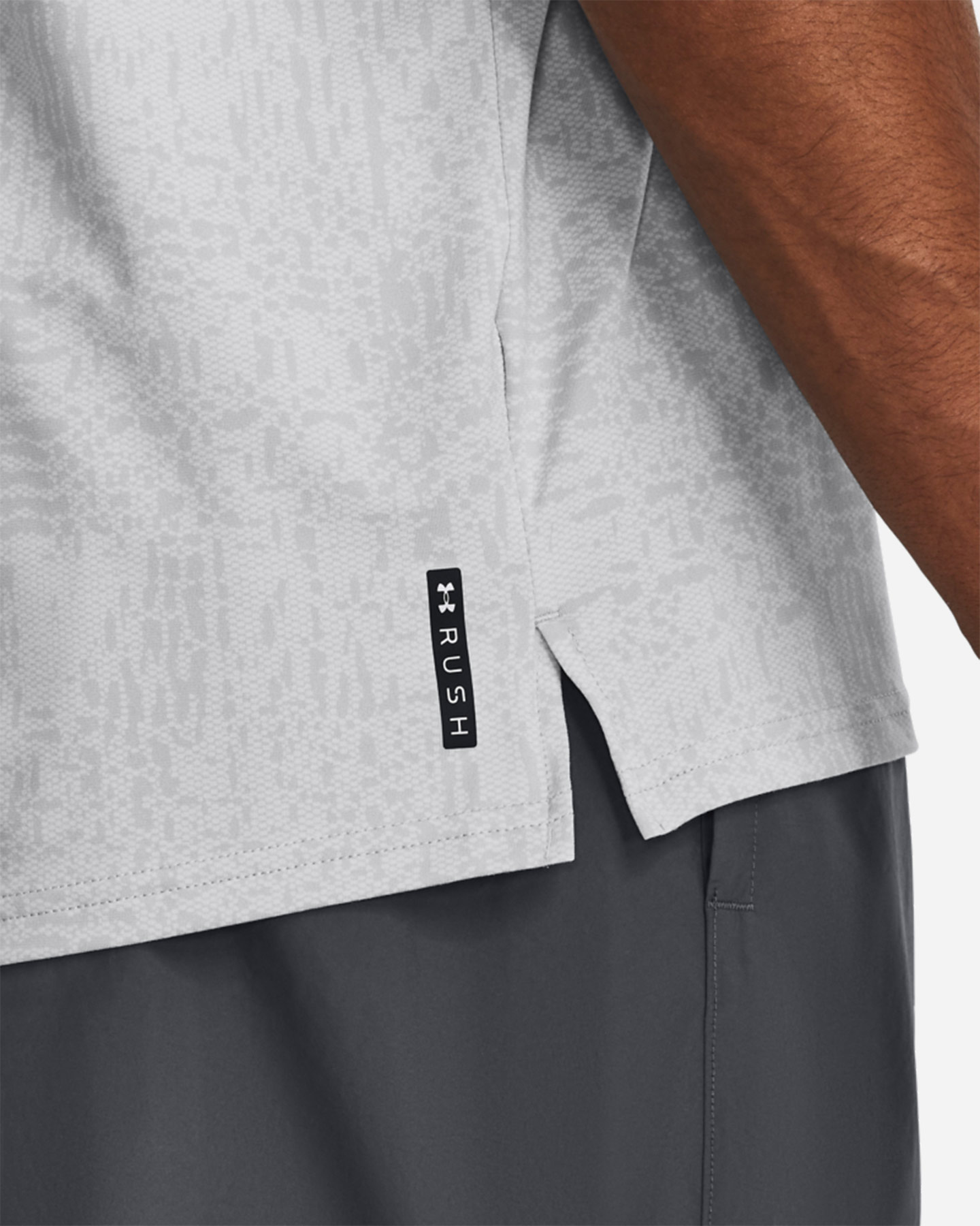 T-shirt training UNDER ARMOUR RUSH ENERGY M - Verde - 5 | Cisalfa Sport