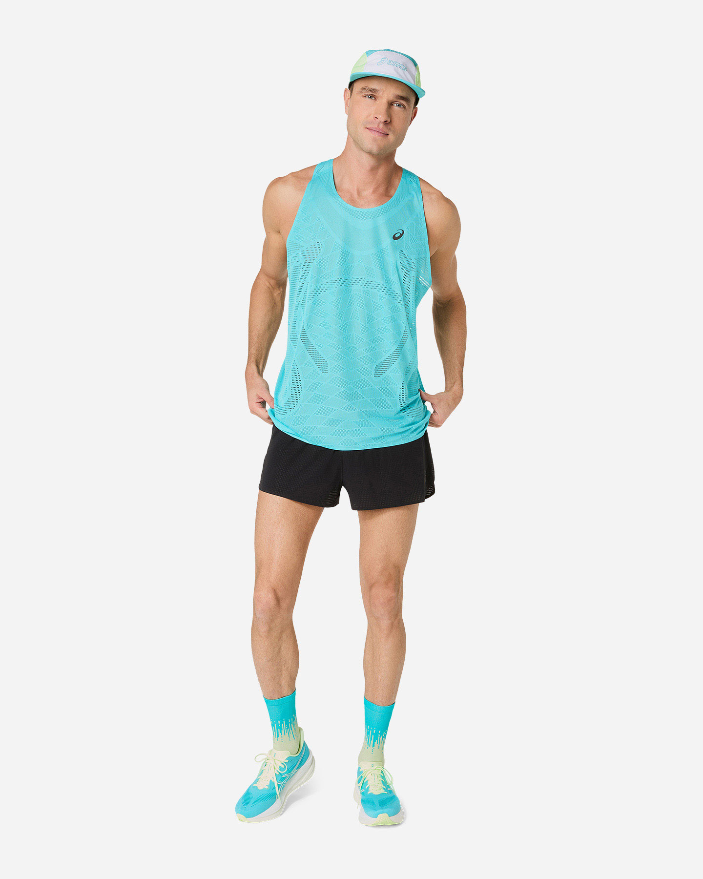 Canotta running ASICS METARUN M - Azzurro - 3 | Cisalfa Sport
