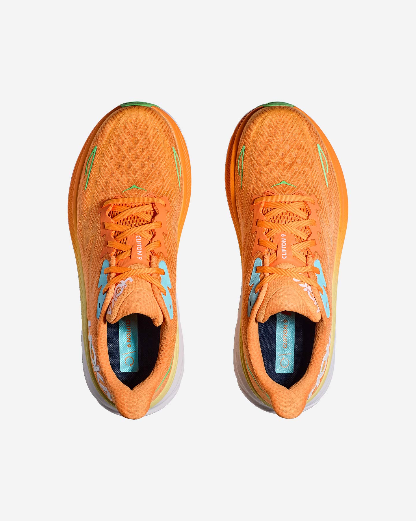 Scarpe running HOKA CLIFTON 9 CALZATA LARGA M - Arancione - 3 | Cisalfa Sport