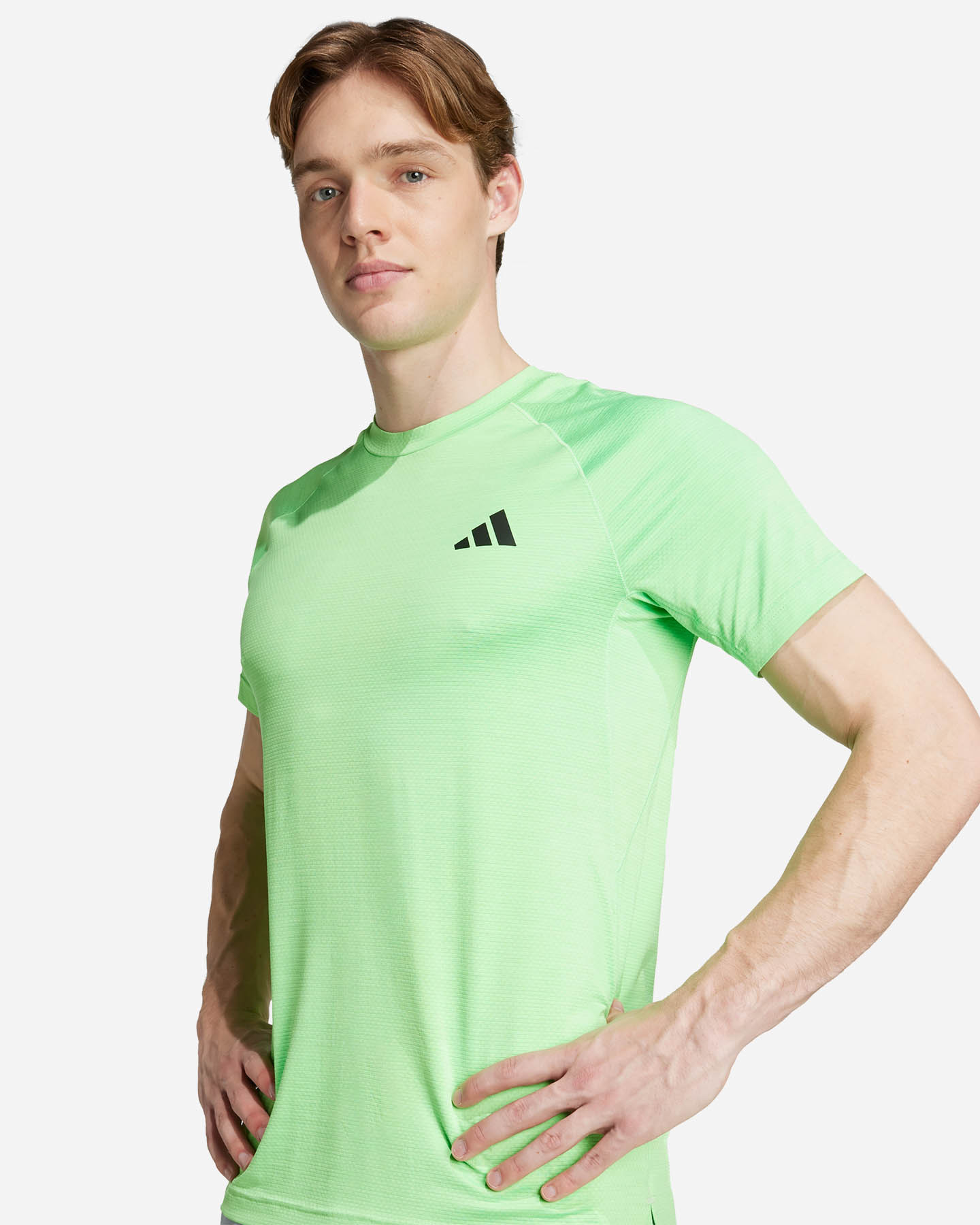 T-shirt training ADIDAS GYM+ M - Verde - 5 | Cisalfa Sport