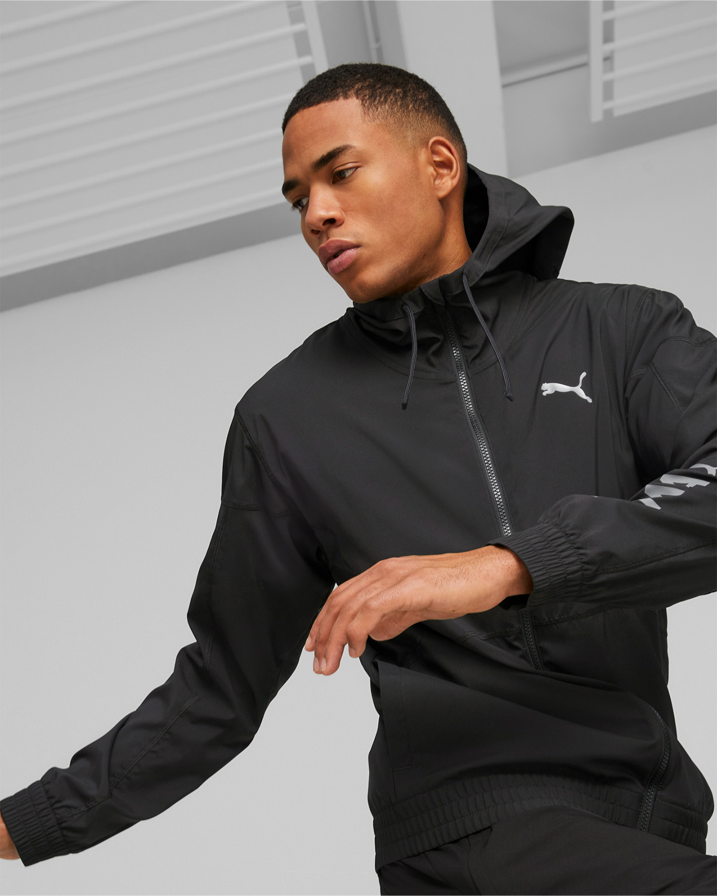 Felpa training PUMA WOVEN M - Nero - 2 | Cisalfa Sport