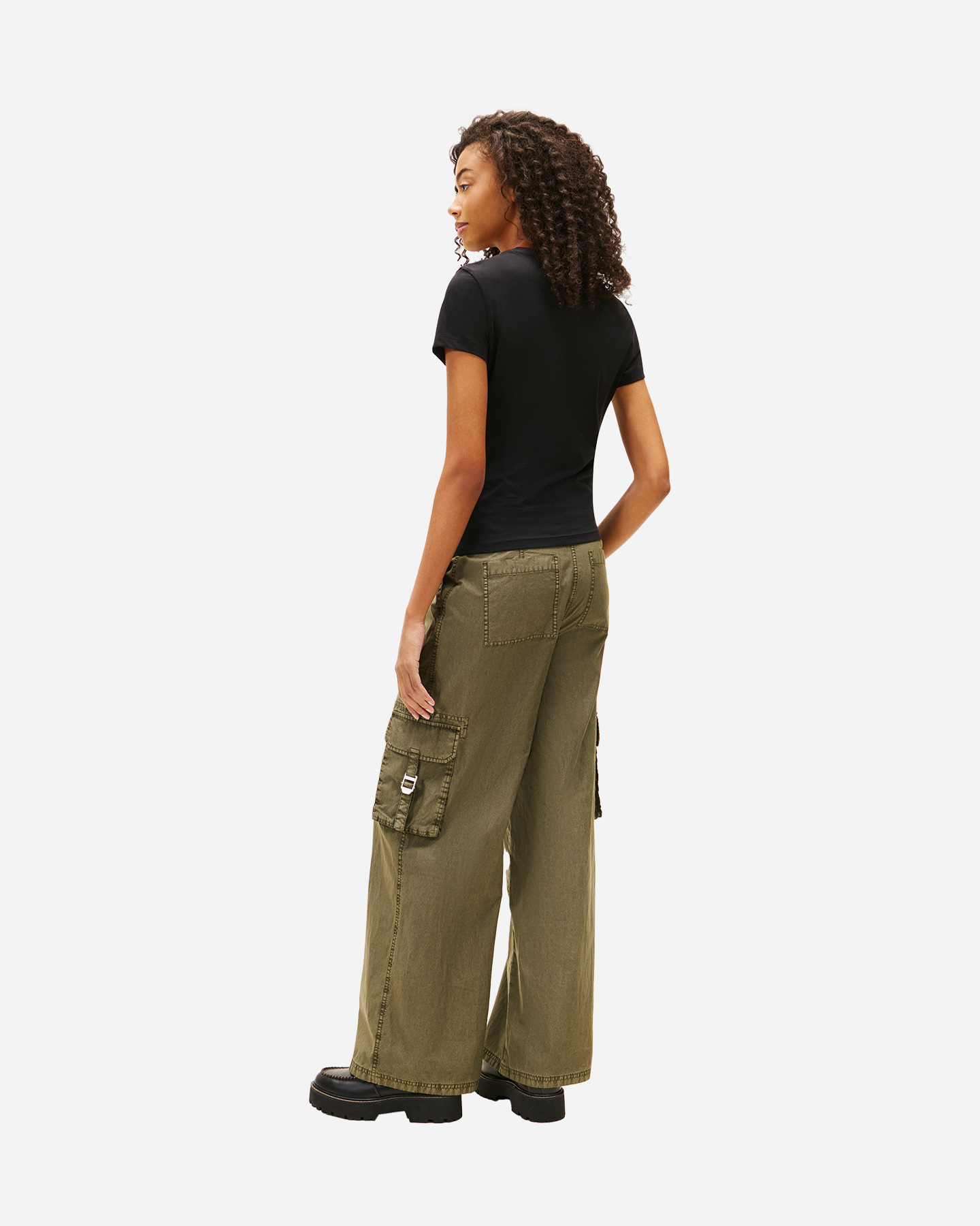 T-shirt TOMMY HILFIGER SLIM MULTI LINEAR W - Nero - 3 | Cisalfa Sport