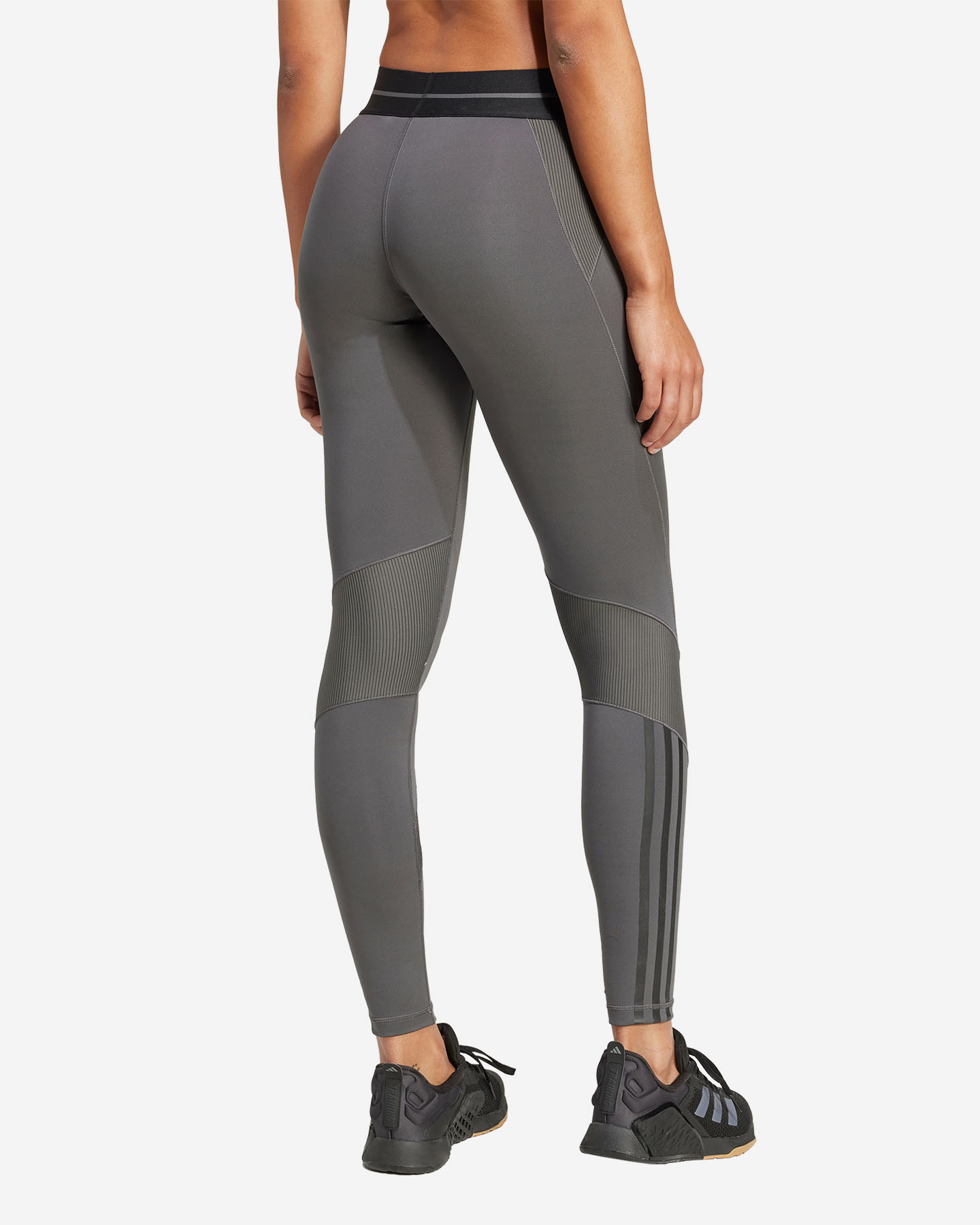 Leggings ADIDAS HYG RIB W - Grigio - 2 | Cisalfa Sport