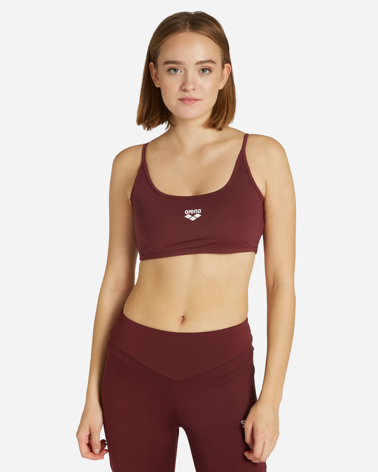 ARENA Fun Planet Bra Top - Reggiseno Sportivo Donna Senza Maniche In Tessuto Riciclato