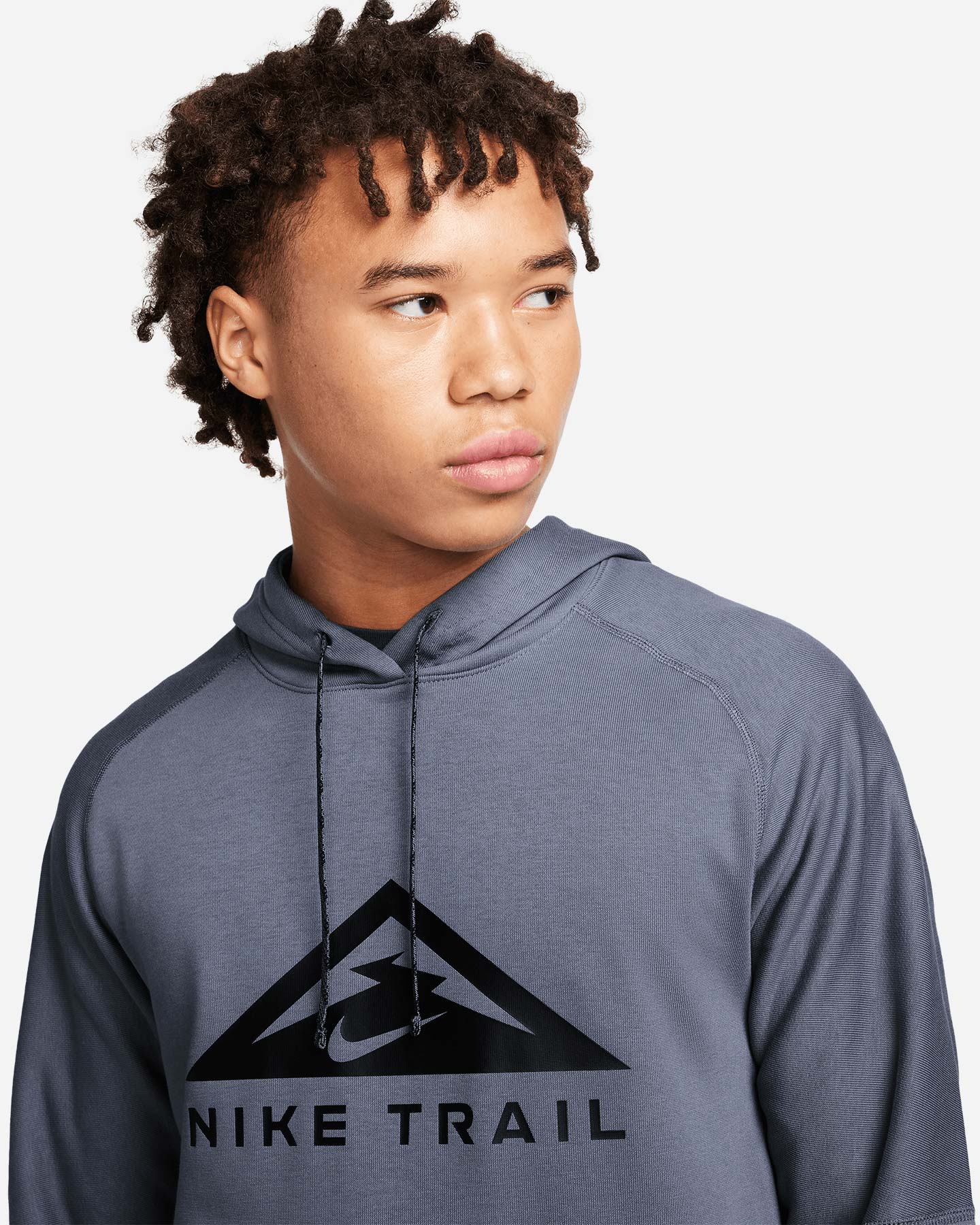 Maglia running NIKE TRAIL LOGO M - Nero - 2 | Cisalfa Sport