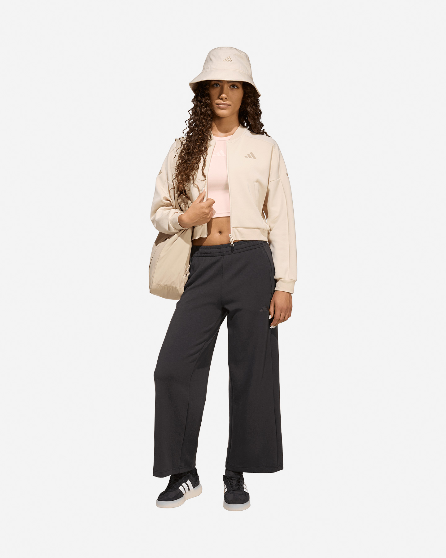 Felpa ADIDAS FUTURE ICONS 3STRIPES JR - Beige - 3 | Cisalfa Sport