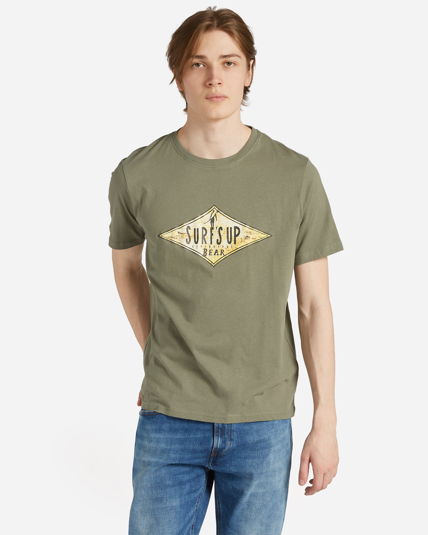 T-shirt BEAR SURFER CONCEPT M - Verde - 0 | Cisalfa Sport