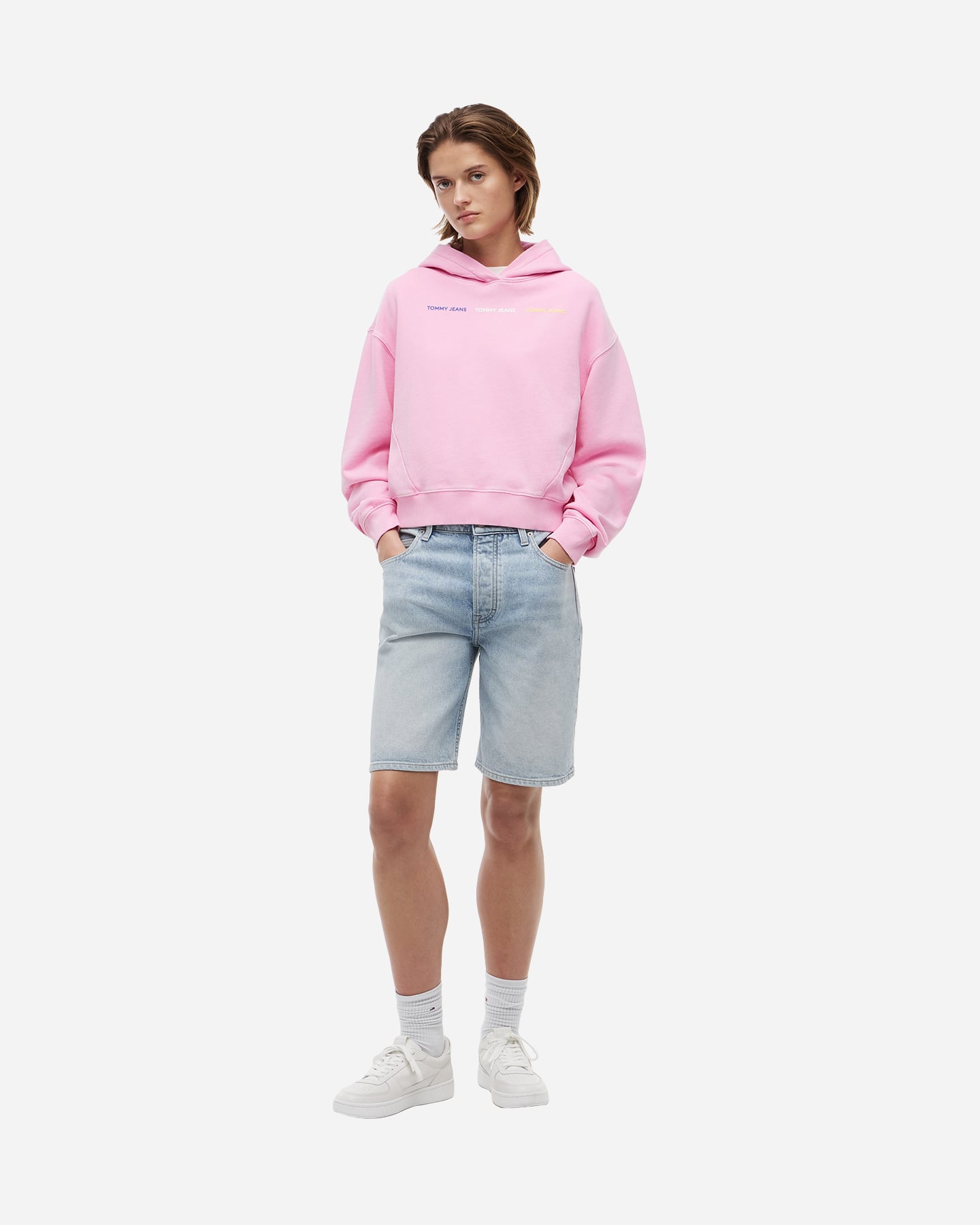 Felpa TOMMY HILFIGER REPEAT W - Rosa - 2 | Cisalfa Sport