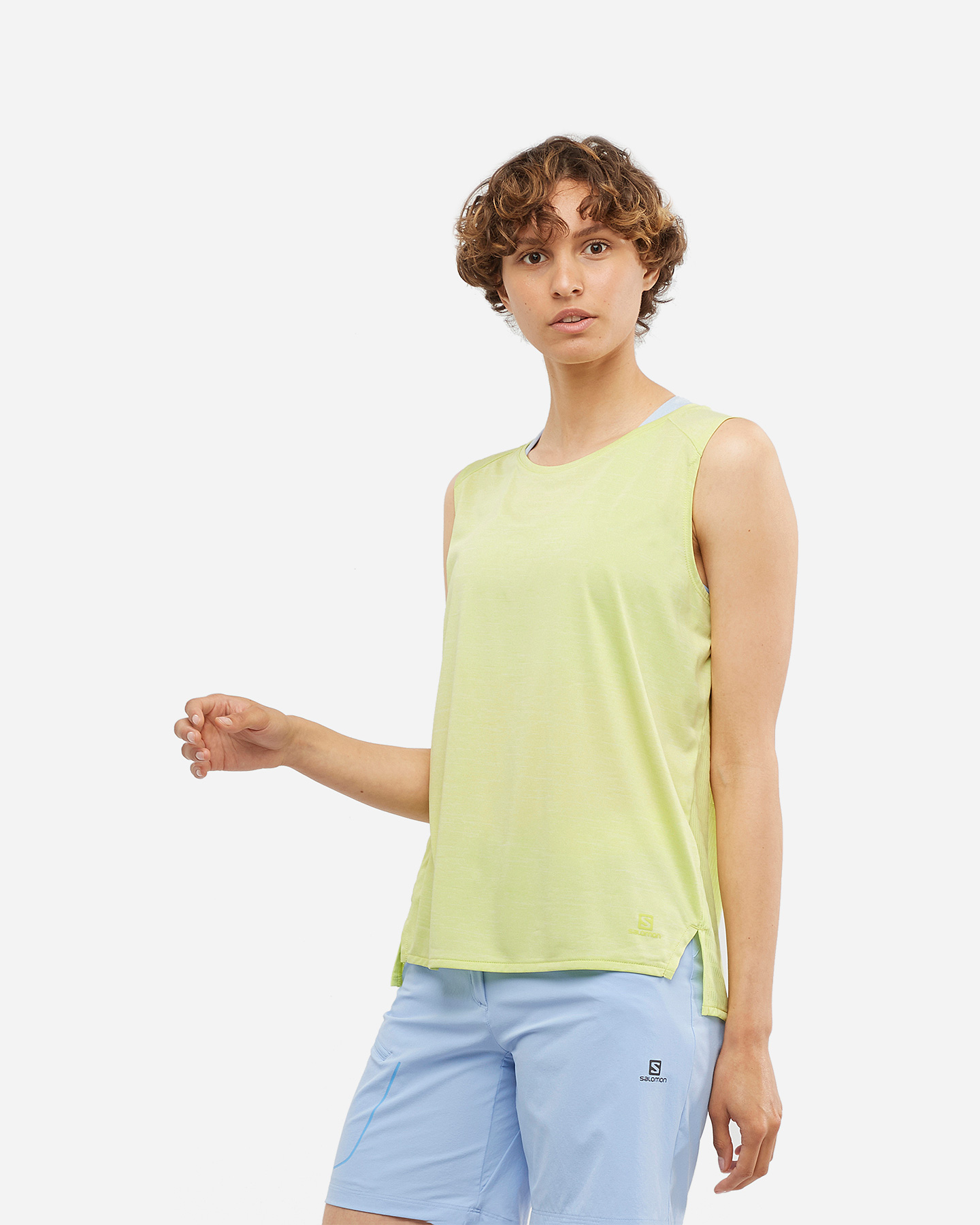 T-shirt SALOMON OUTLINE SUMMER W - Giallo - 2 | Cisalfa Sport