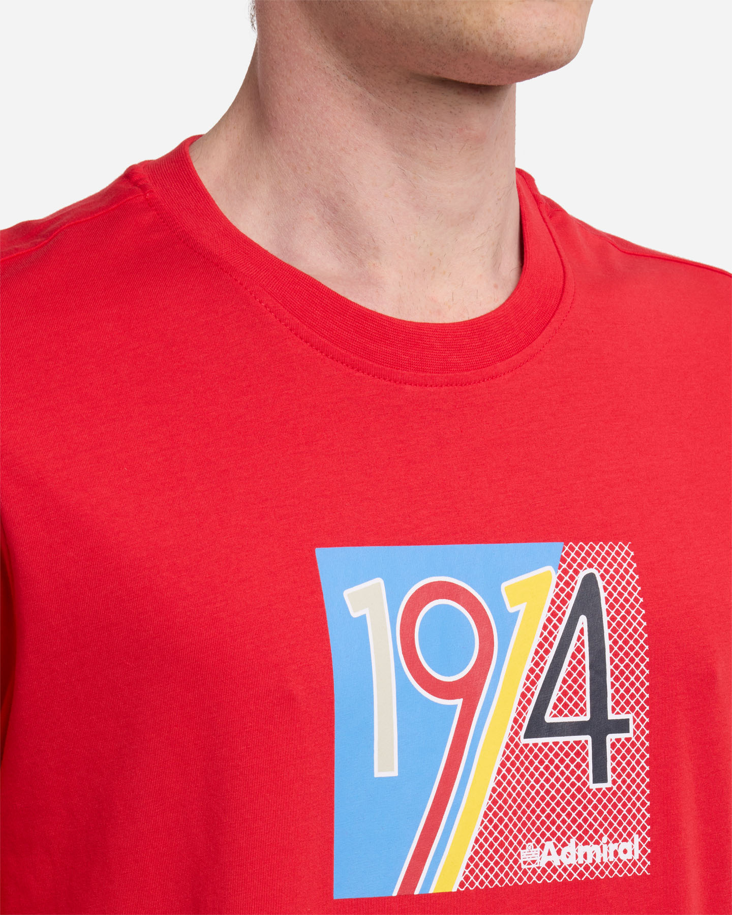 T-shirt ADMIRAL ESSENTIAL COLLEGE M - Rosso - 5 | Cisalfa Sport